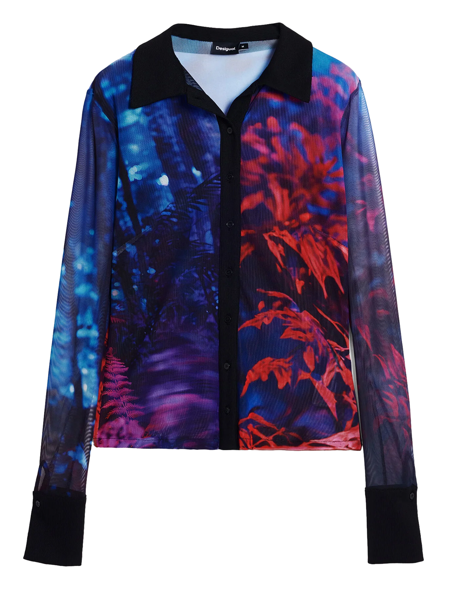 Top col classique  DESIGUAL Noir