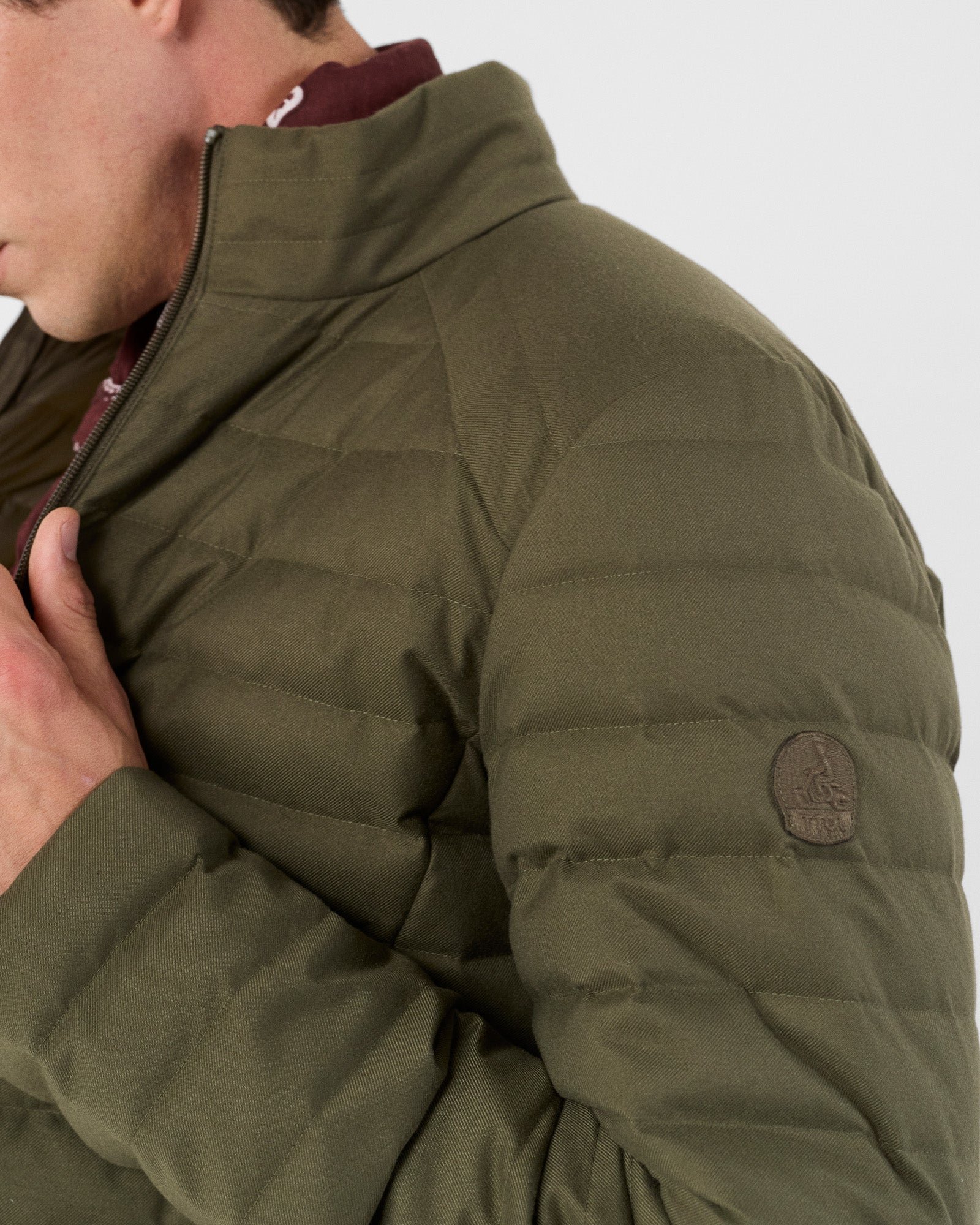 Woolen padded jacket "Matai" JOTT Green