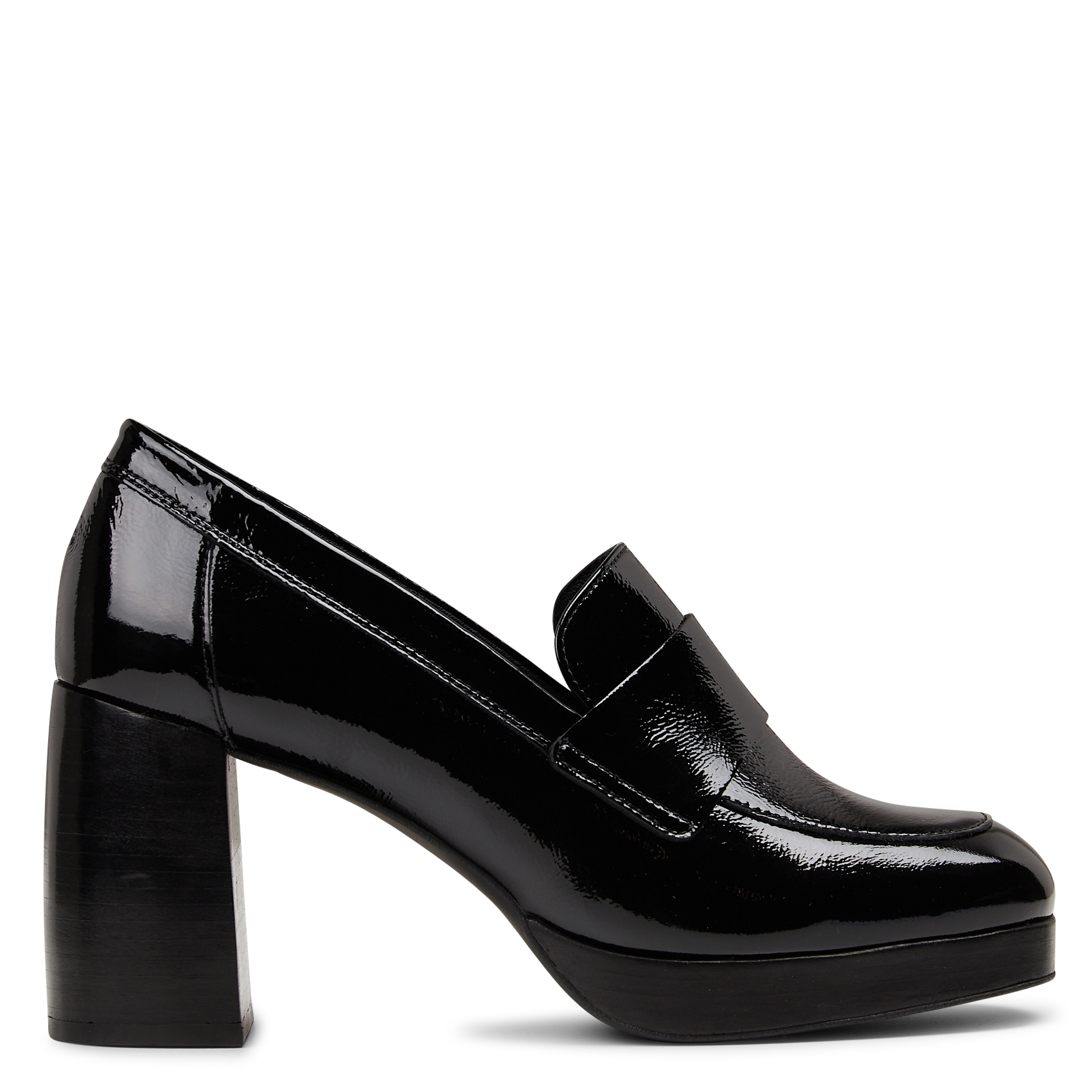 Mocassins en cuir verni MAISON 123