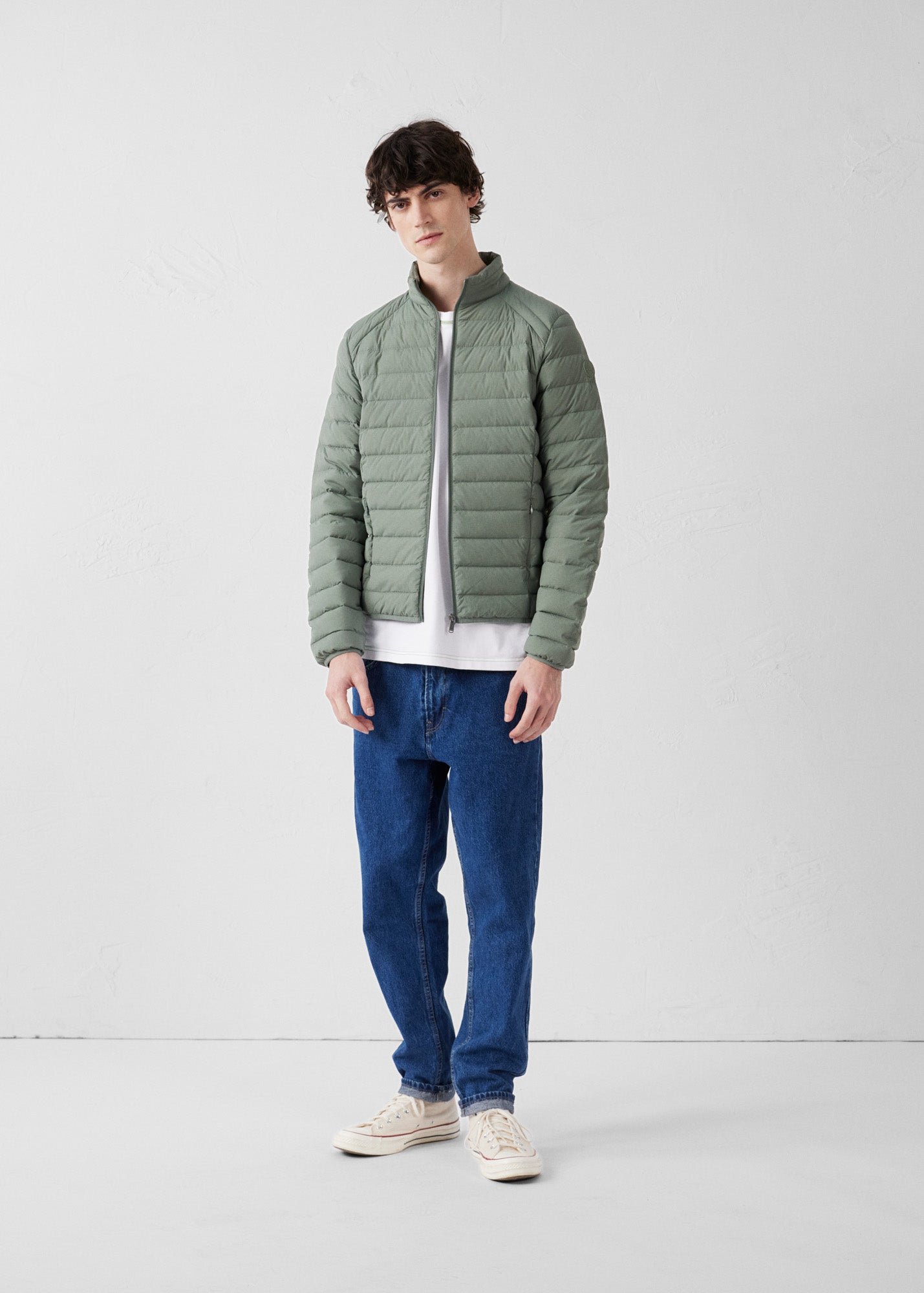 Stretch light down jacket Aragon JOTT Green