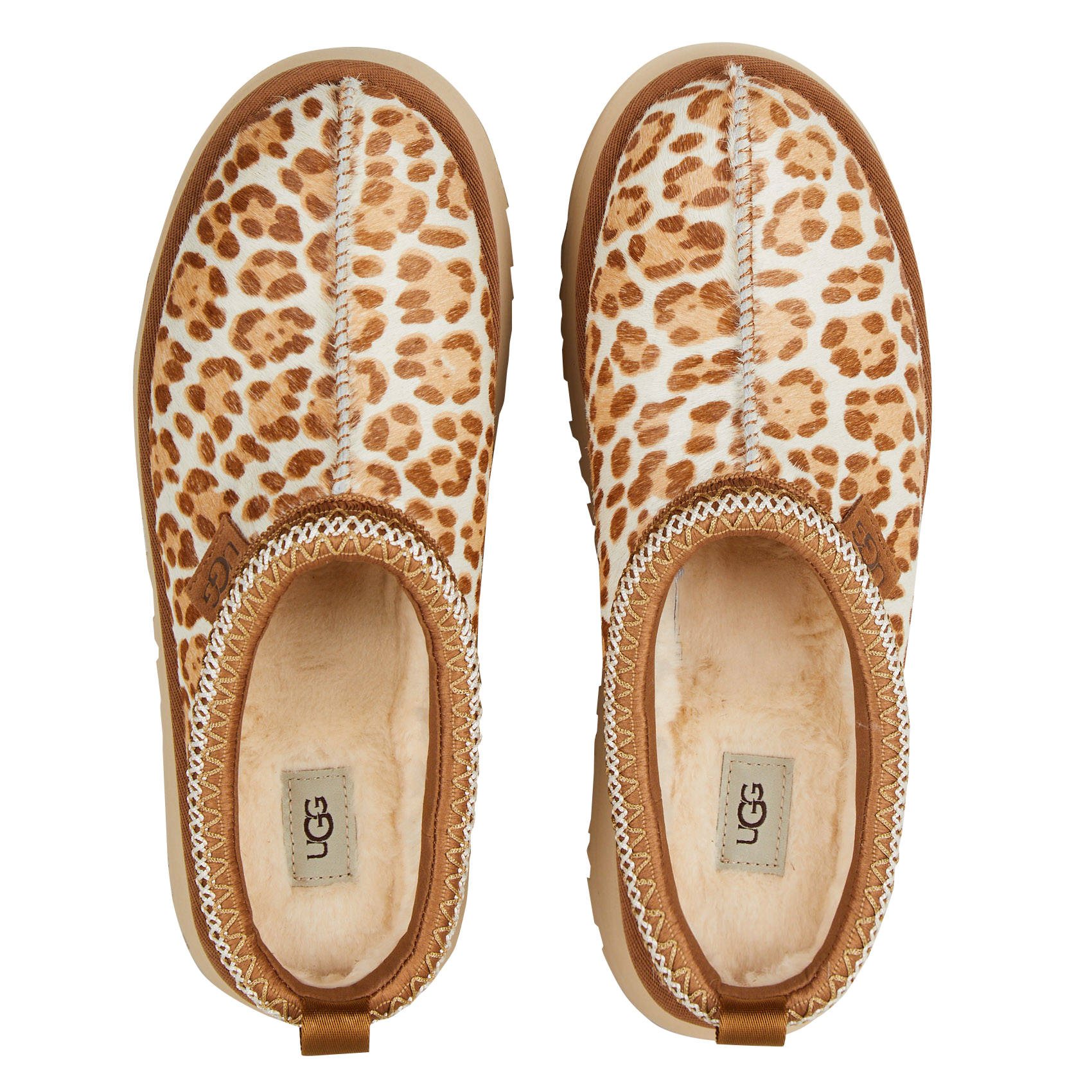 Sabot en cuir mélangé UGG Multicolore