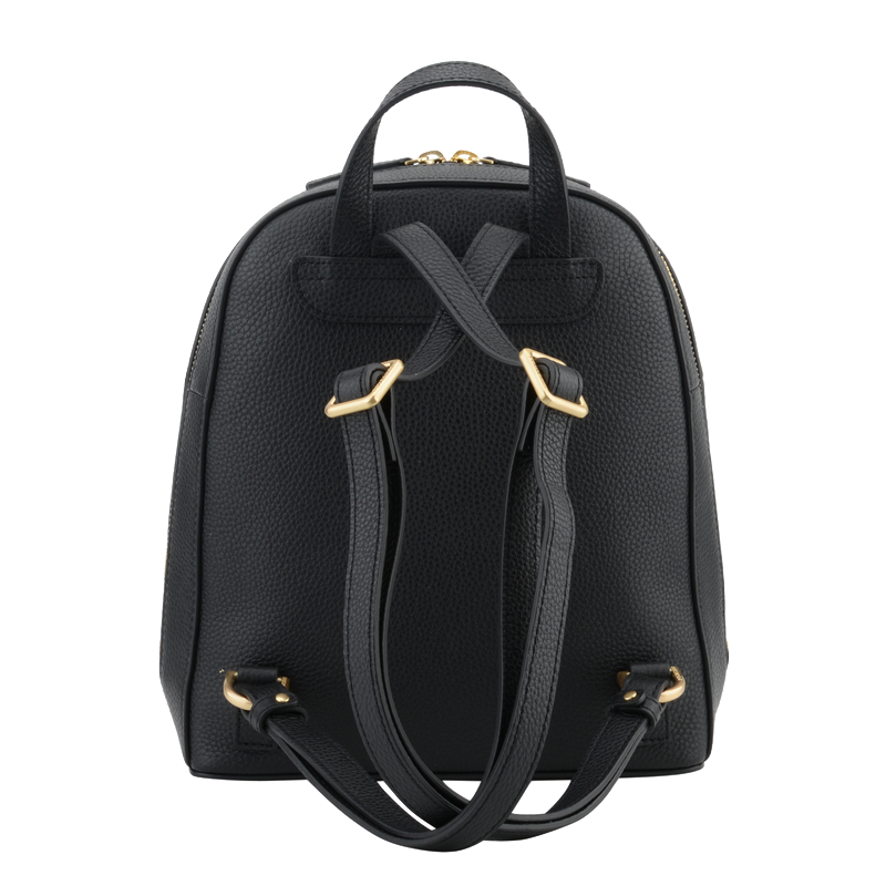 Leather backpack Black