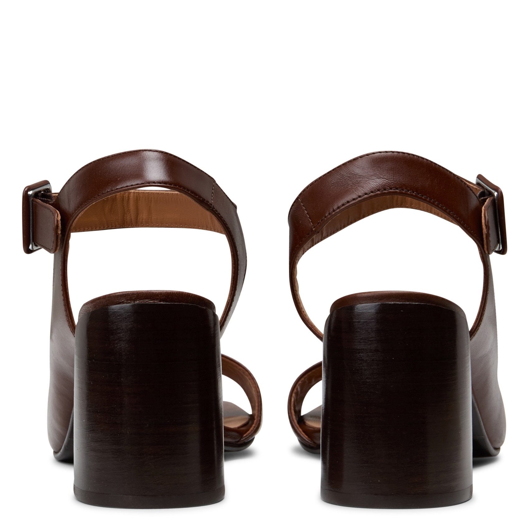 Alice heeled leather sandals MELLOW YELLOW Brown