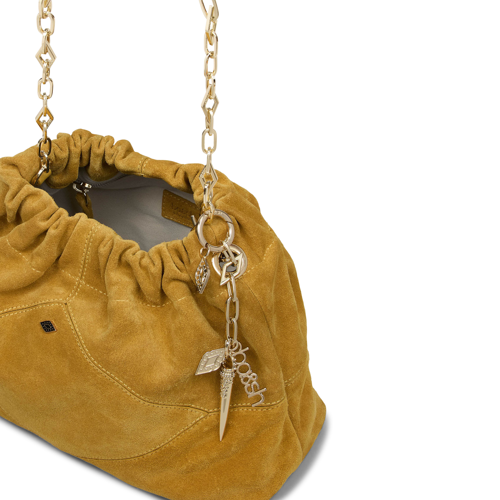 Sac bandoulière en daim BA&SH Jaune