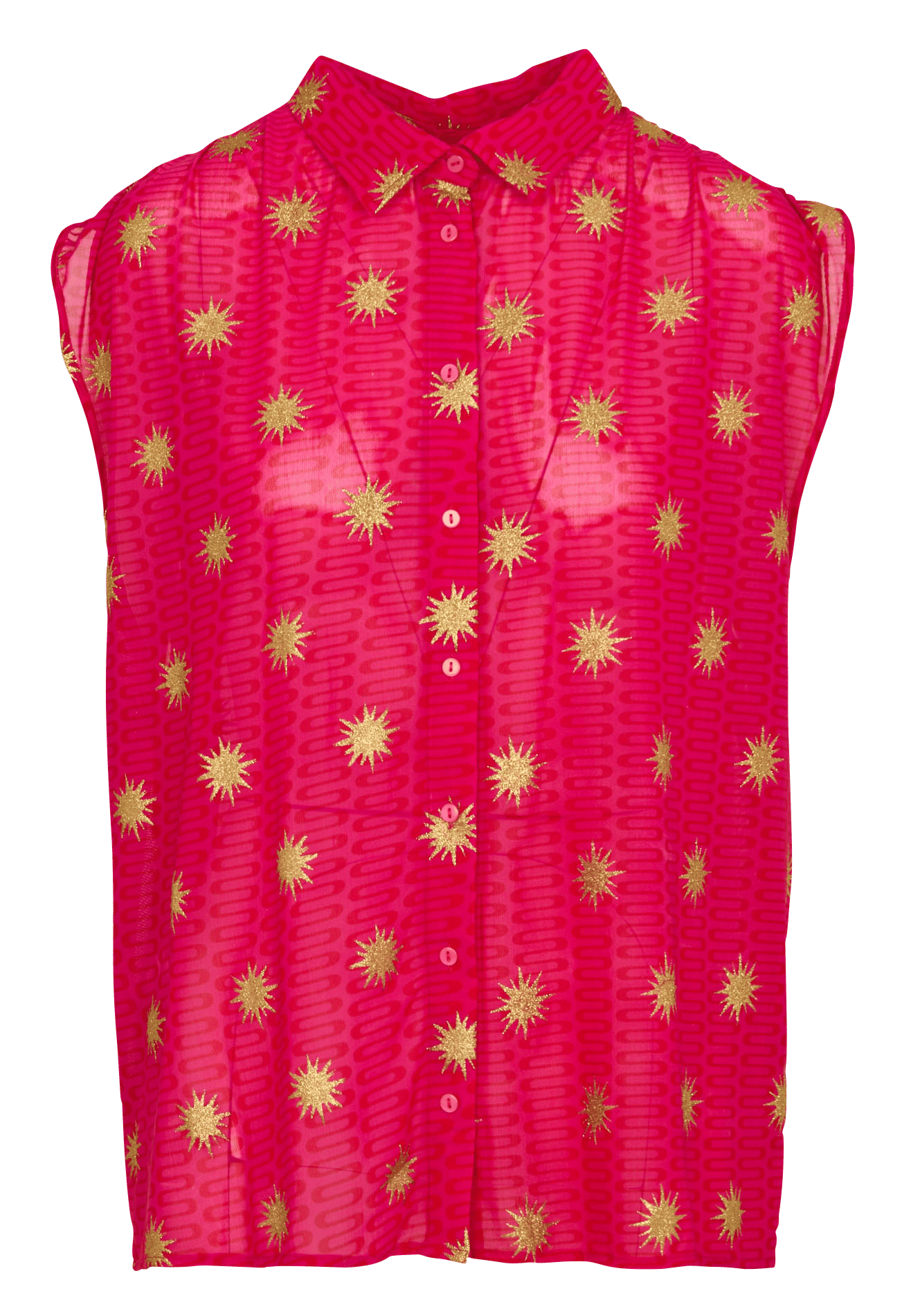 Oversized shirt with classic collar SUNDRESS Multicolored