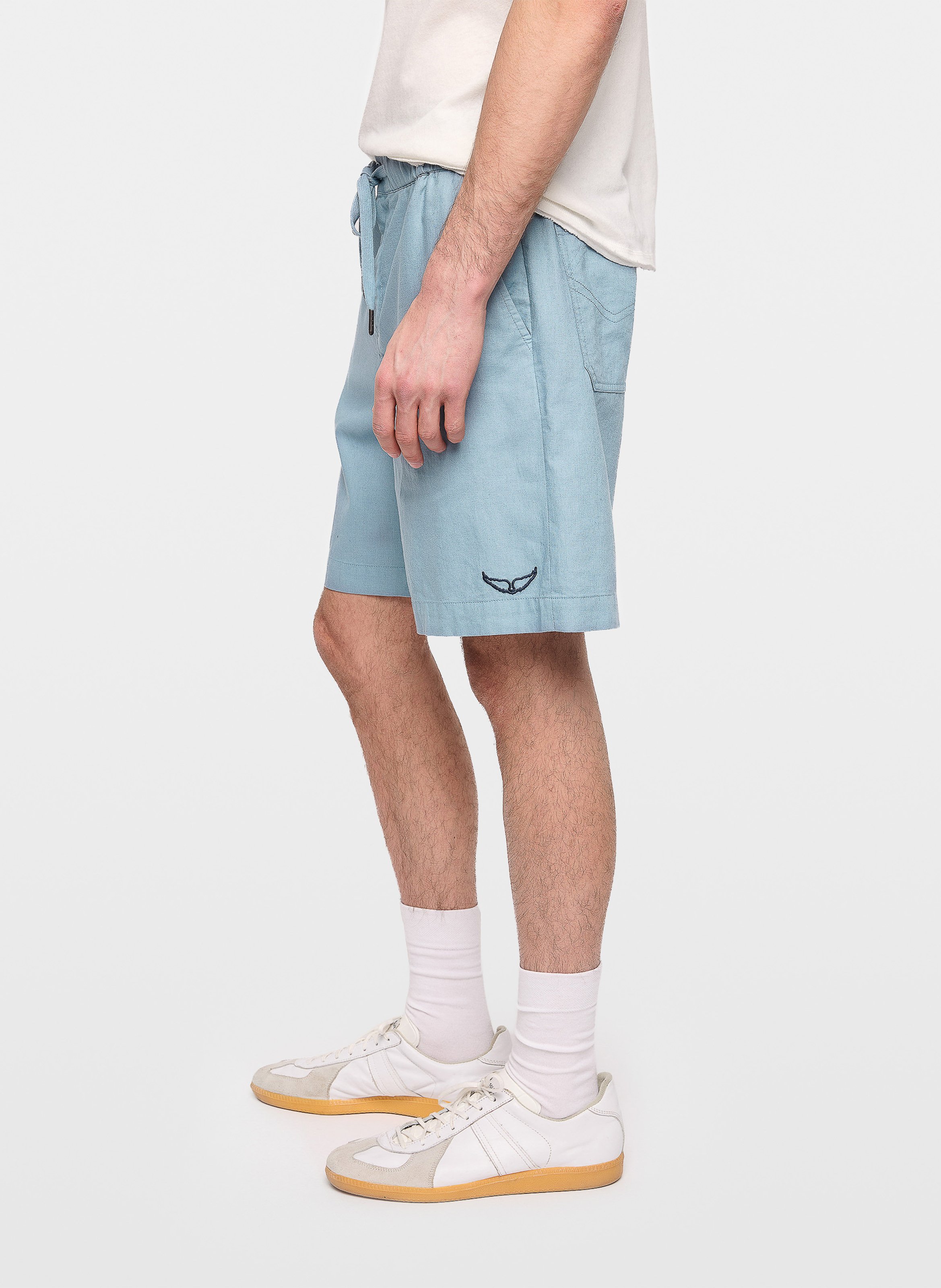 Grote bermuda van linnen en katoen ZADIG&VOLTAIRE Blauw