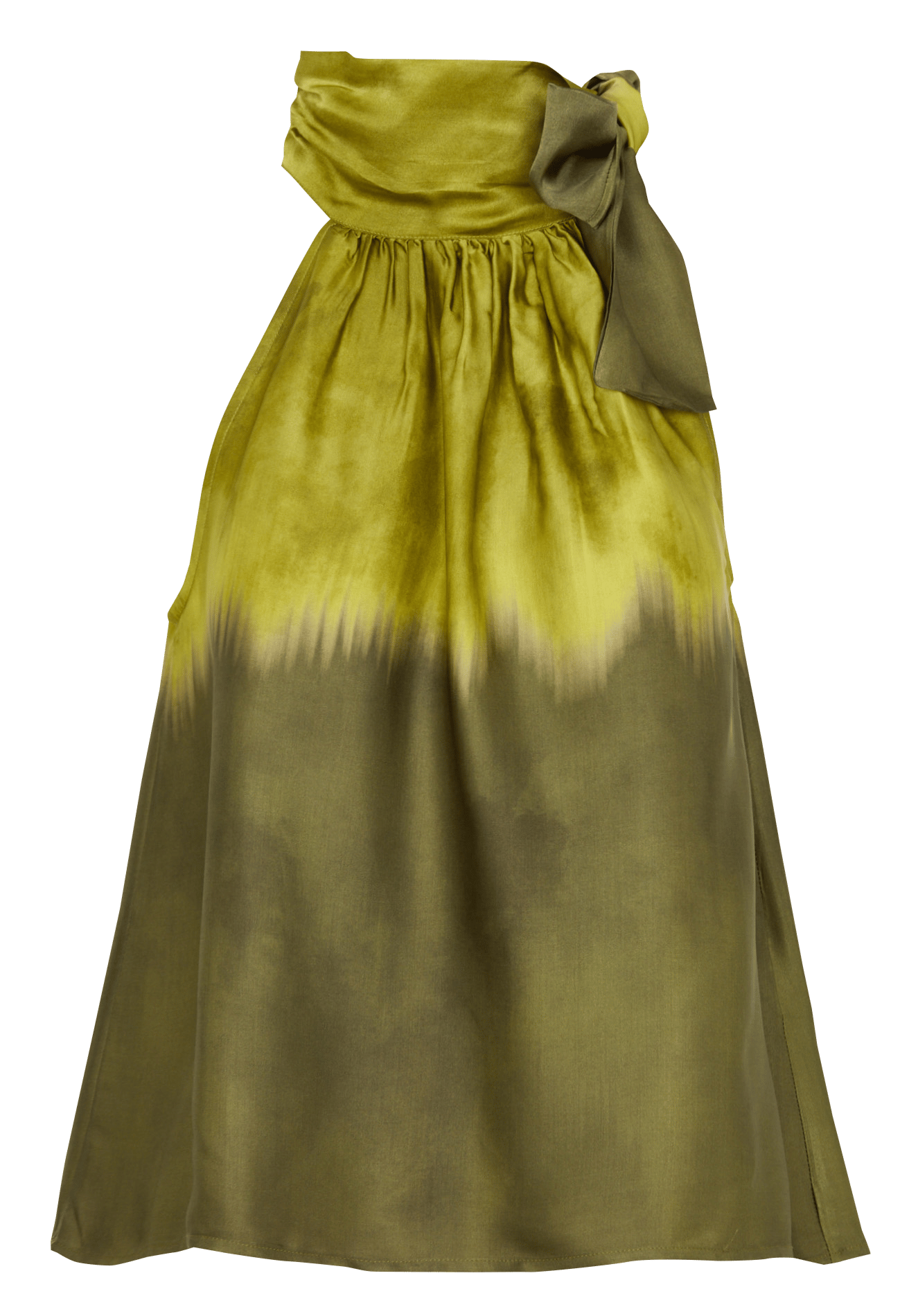 Top droit col montant imprimé LA FEE MARABOUTEE Vert