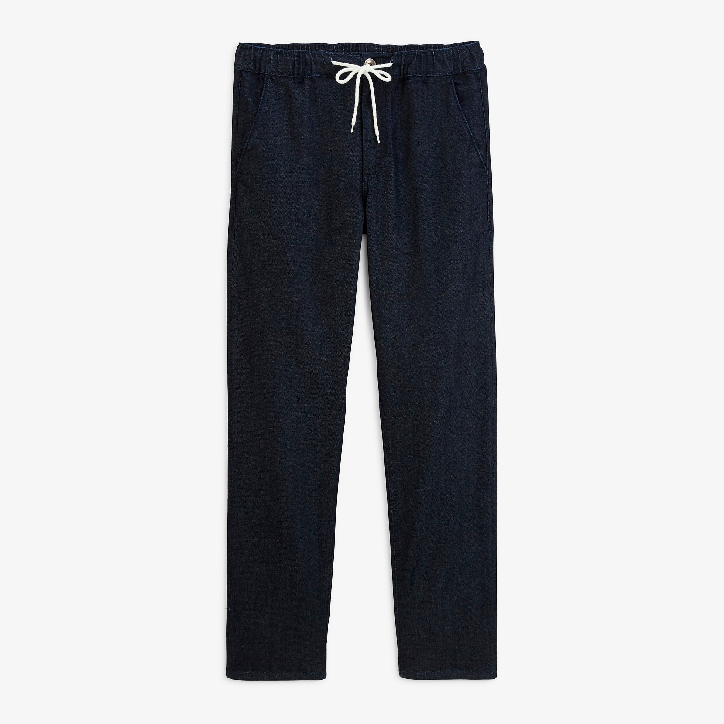 Stretch denim pants with elastic waistband SERGE BLANCO Blue