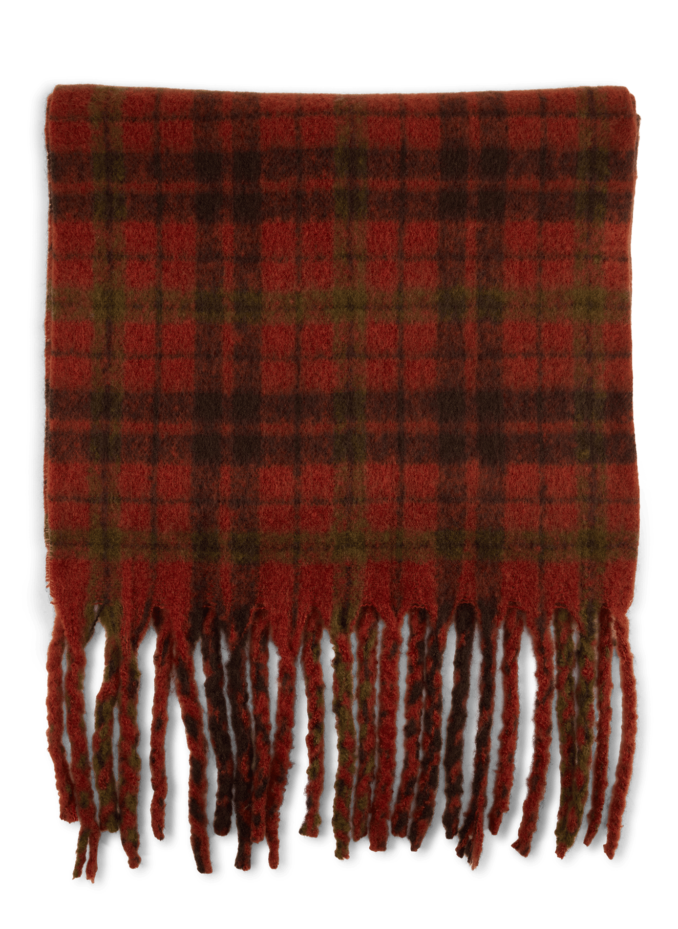 Checked scarf SAISON 1865 Red
