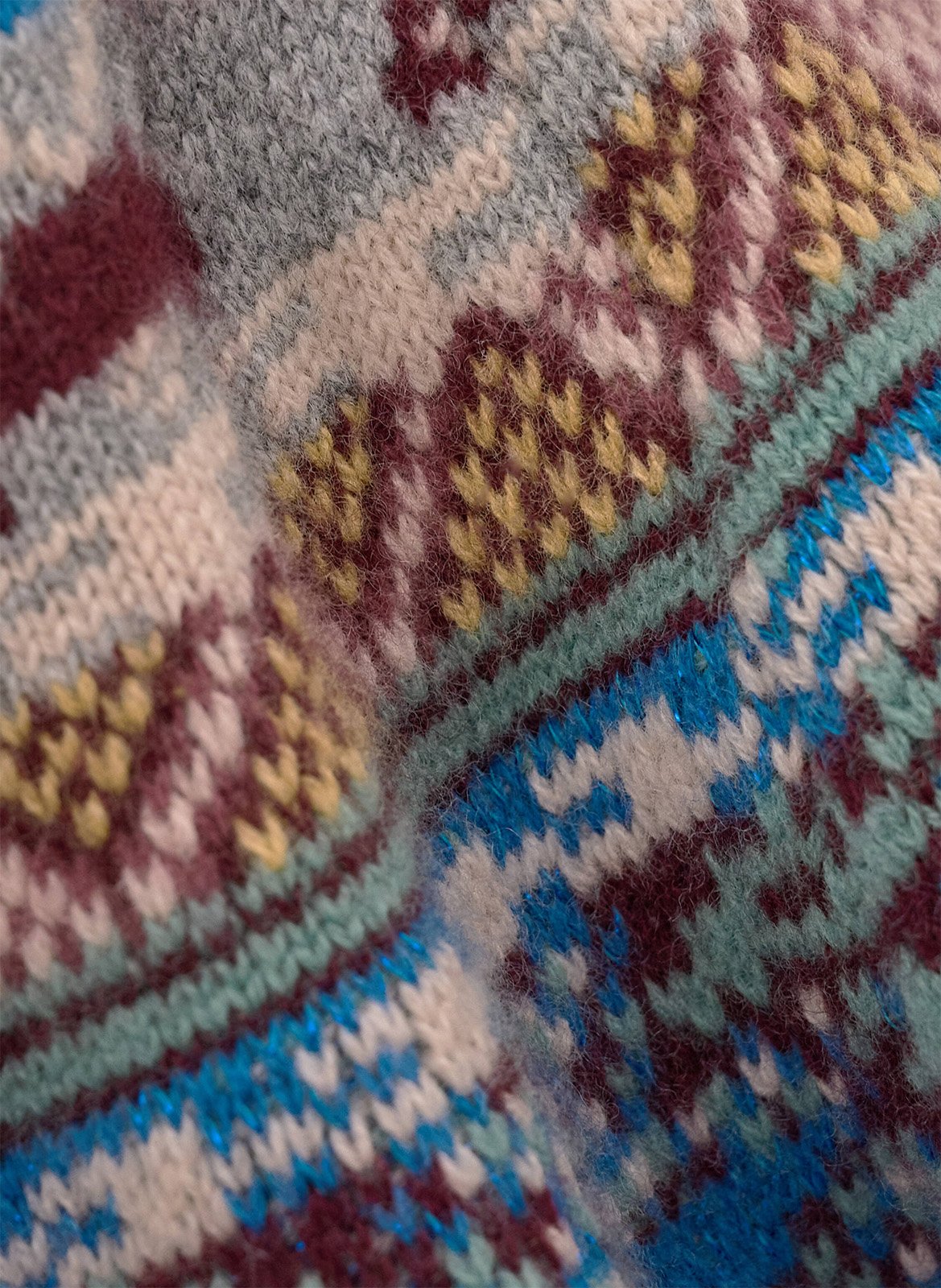 Gerader Rundhalsausschnitt-Cardigan mit Druck BA&SH Mehrfarbig