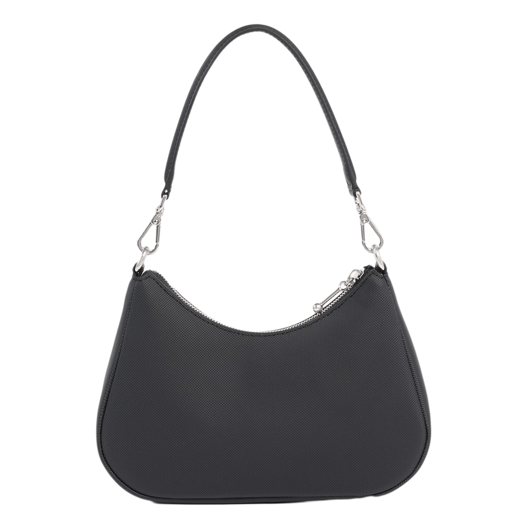 Tägliche Stadtschultertasche LACOSTE Schwarz