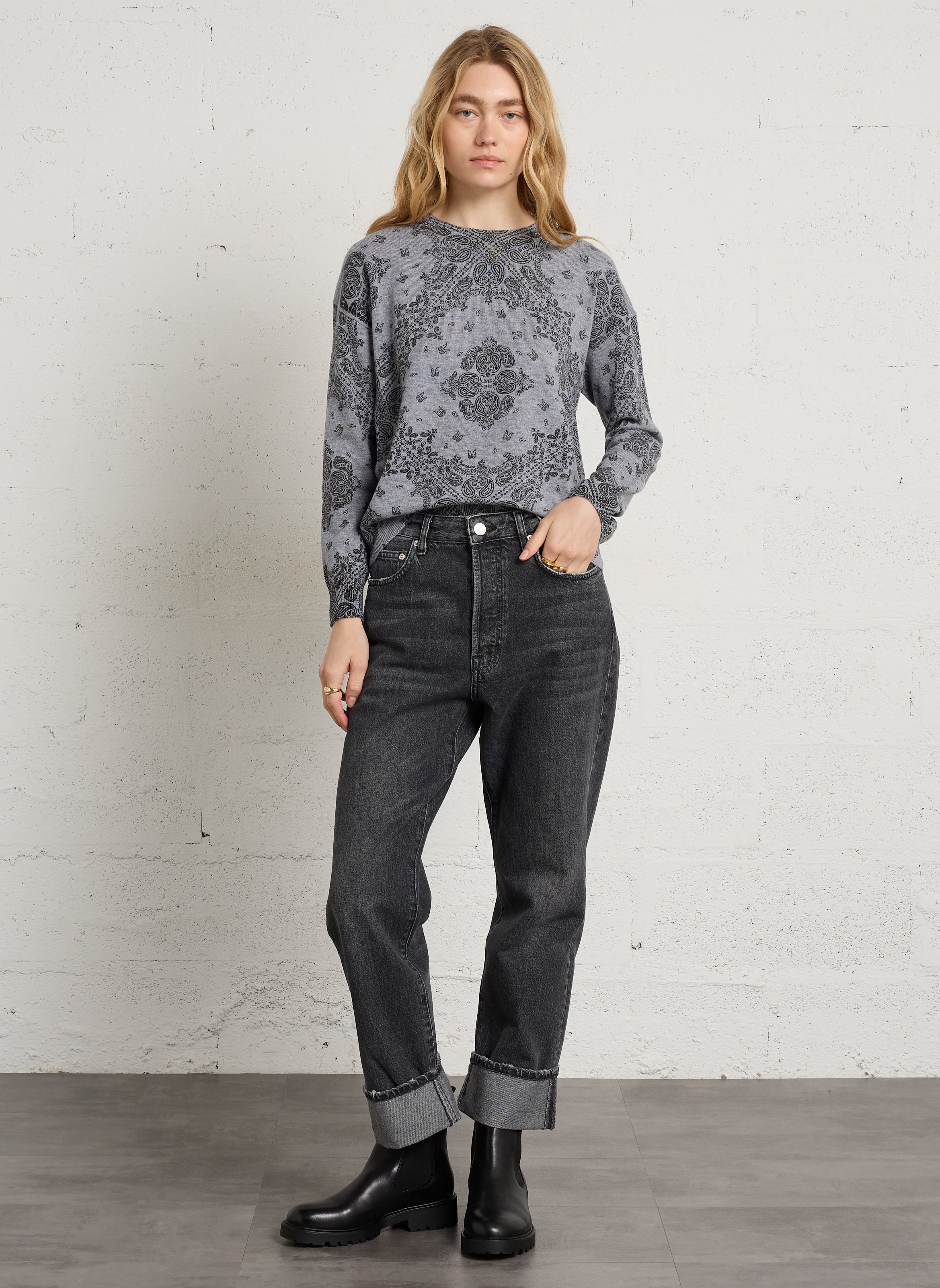 Lederstiefeletten BOBBIES Schwarz