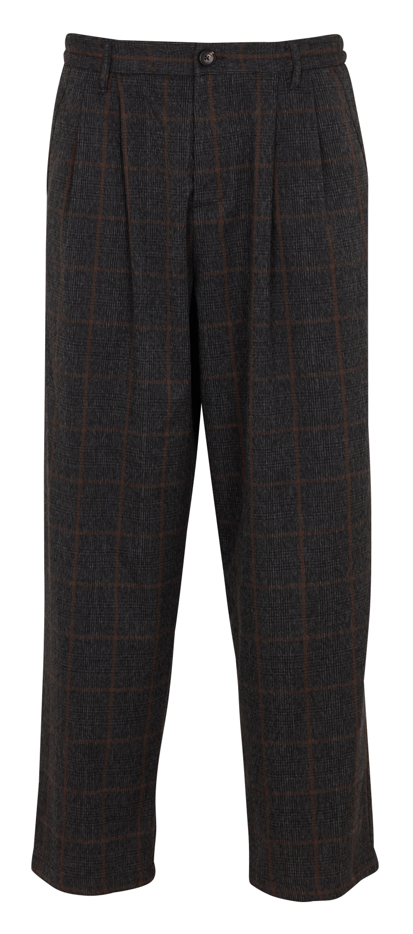 Wide-leg checked pants IMPERIAL Black