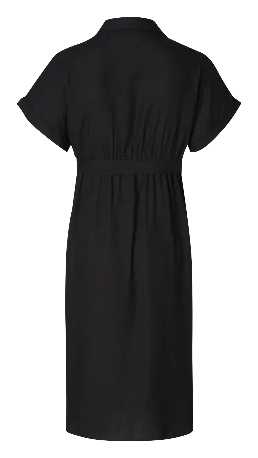Mittellanges Stillkleid SUPERMOM Schwarz