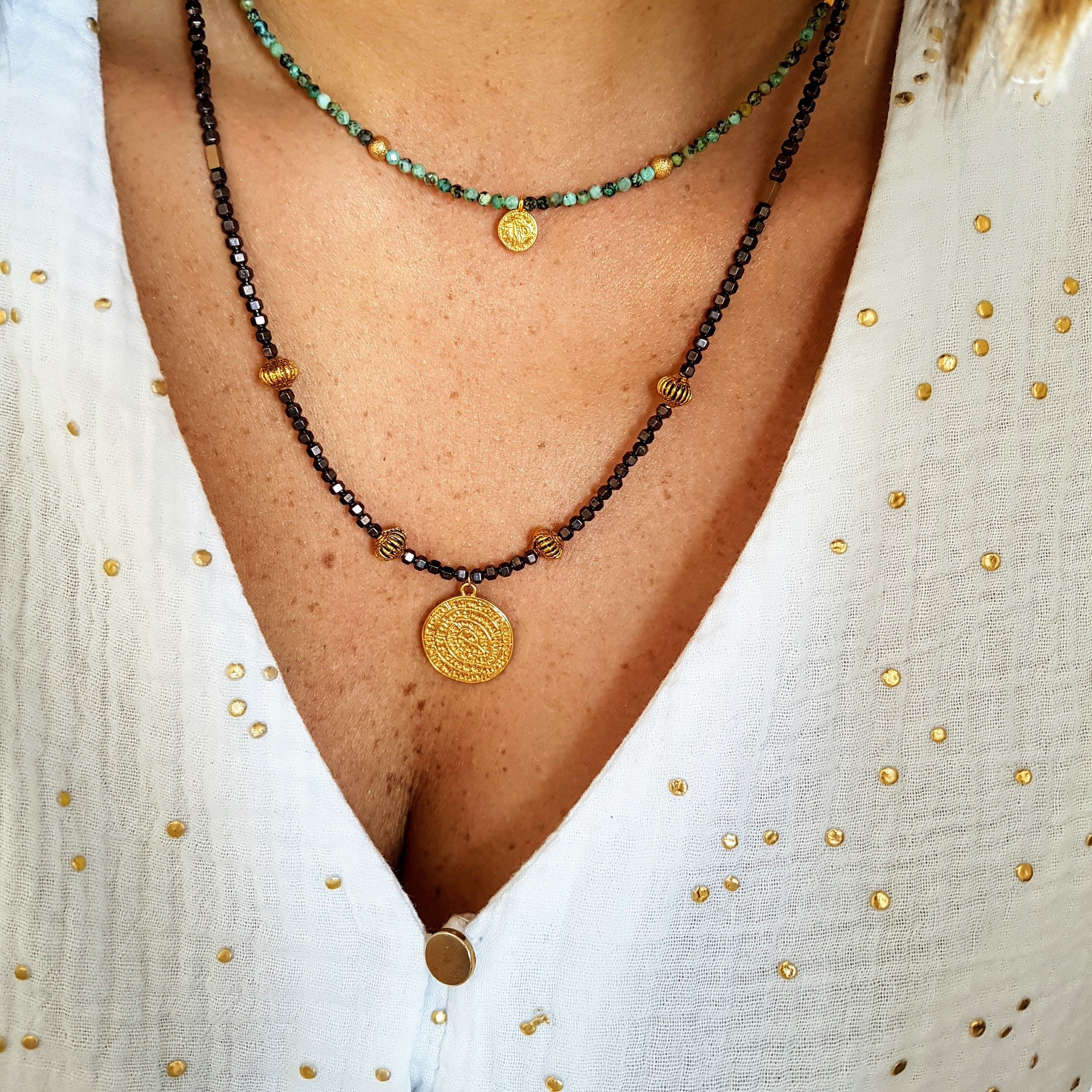 Necklace GINANDGER Blue