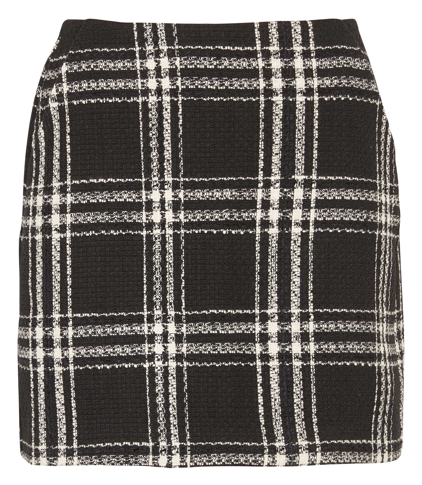 Jupe courte en coton mélangé VILA Noir