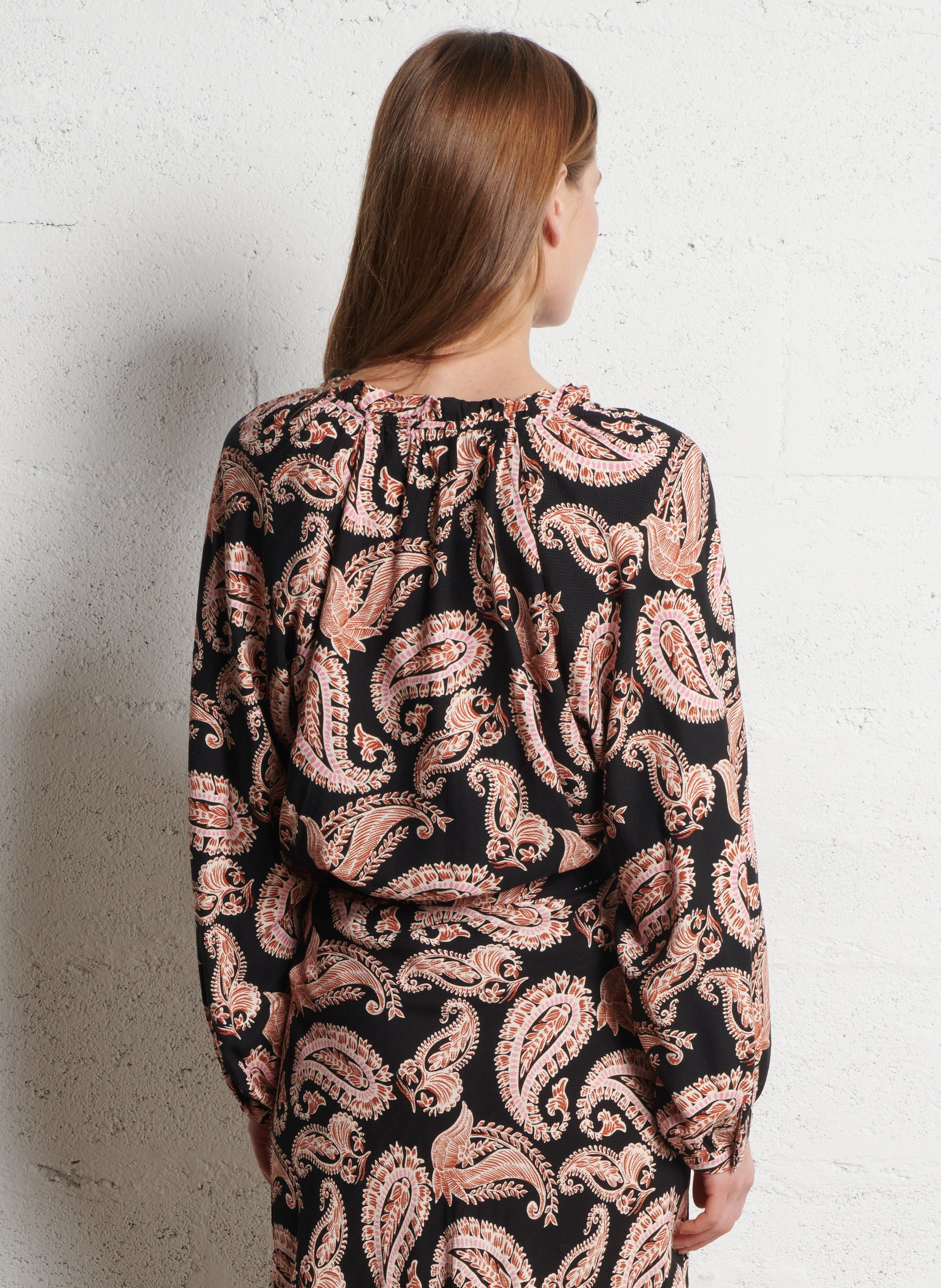 Chemise ample col V LA PETITE ETOILE Multicolore