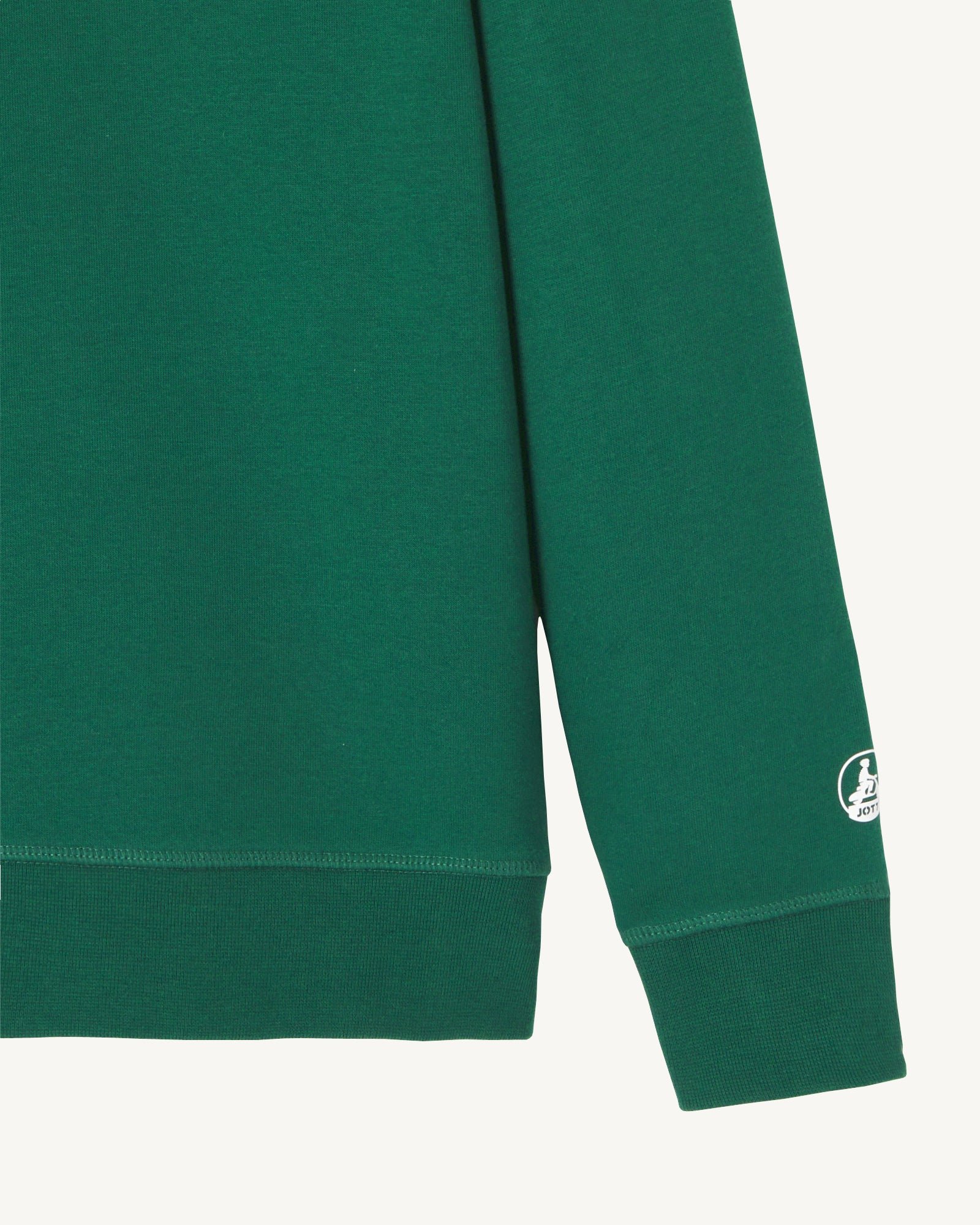 Organic cotton sweatshirt Elvas JOTT Green