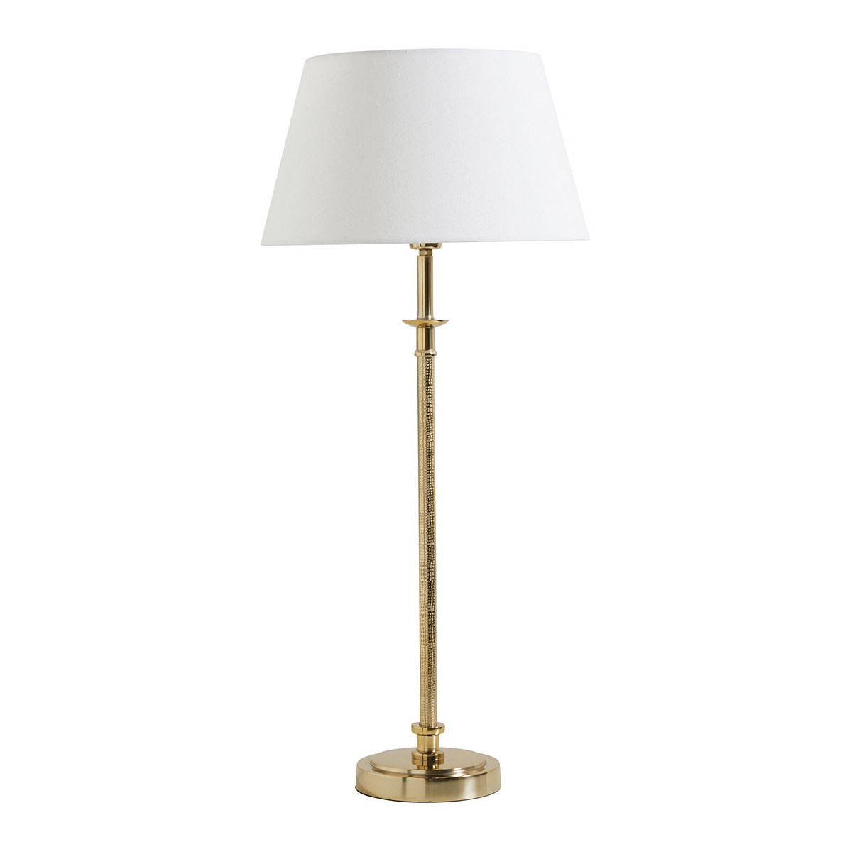 Metal lamp base BLANC D'IVOIRE Golden