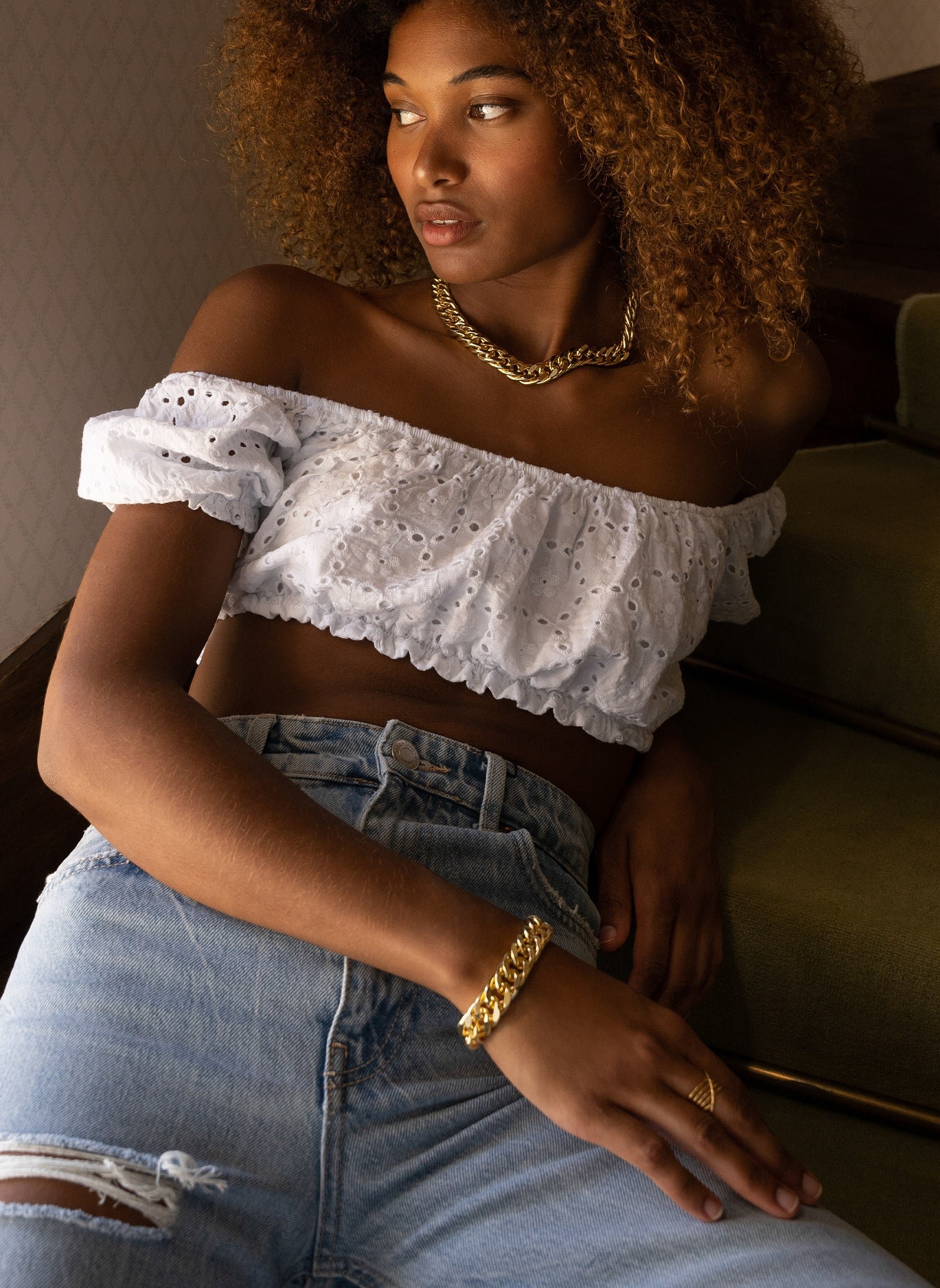 Chain bracelet Haris AEC Paris Golden