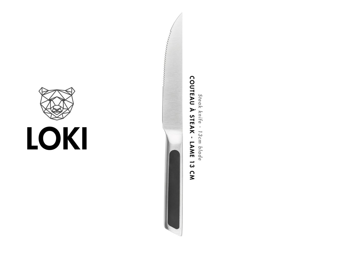 Loki steak knives - 6 pieces BJORN Black