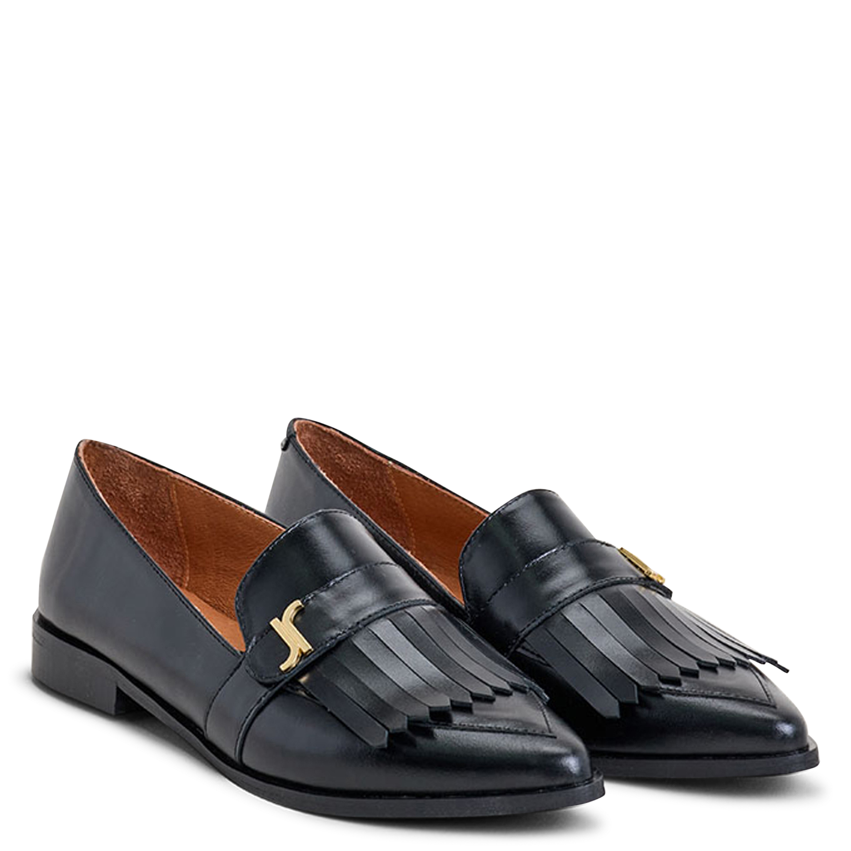 Mocassins en cuir JONAK Noir