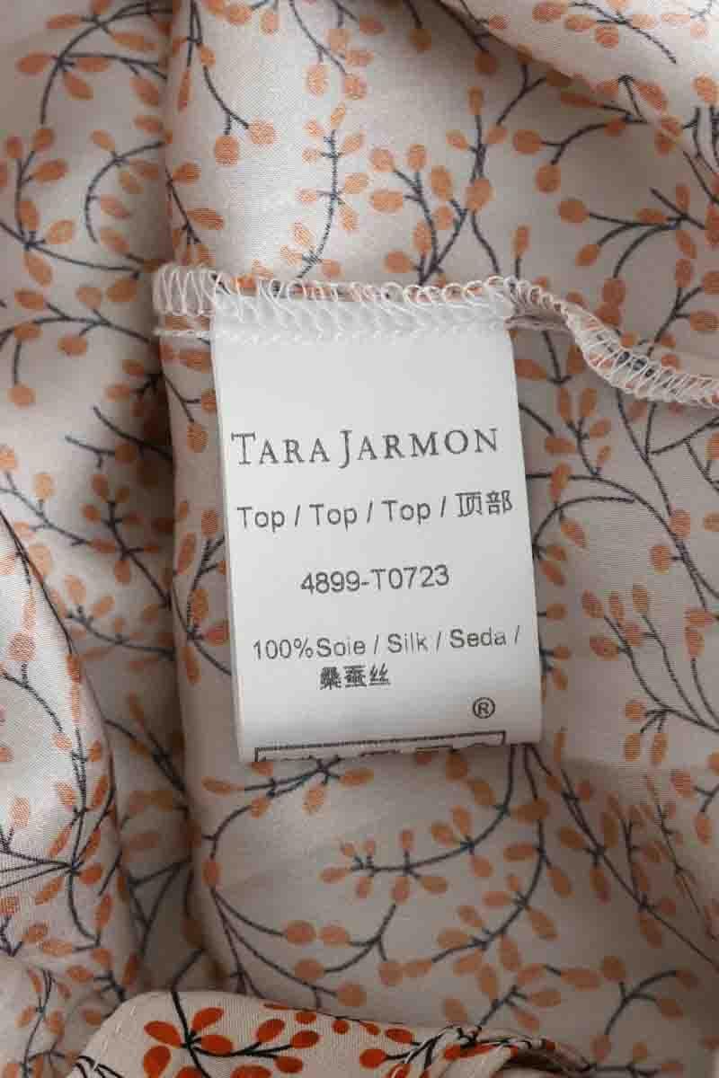 Silk blouse TARA JARMON - Seconde Main Orange