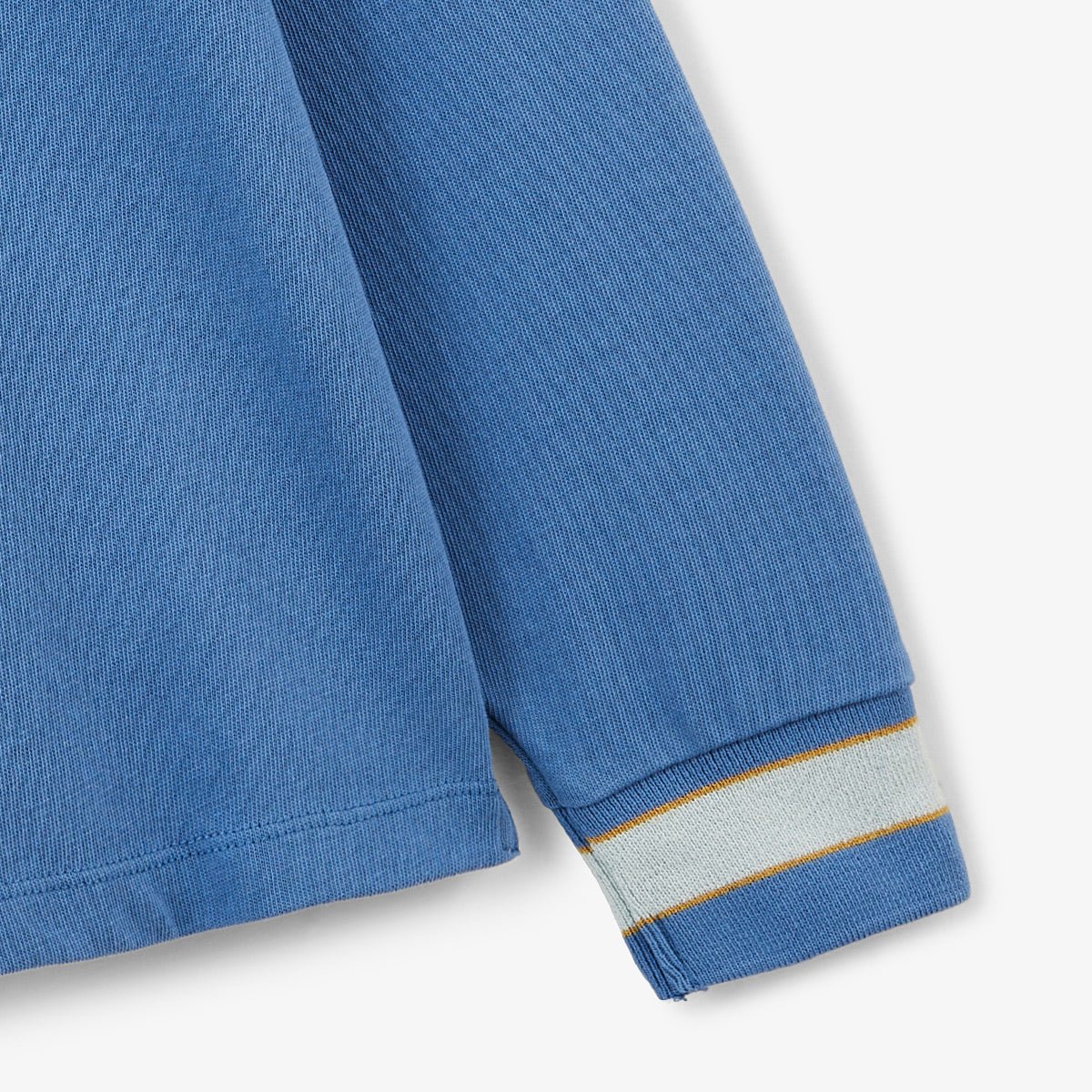 Boy&#039;s long-sleeve rugby jersey SERGE BLANCO Blue