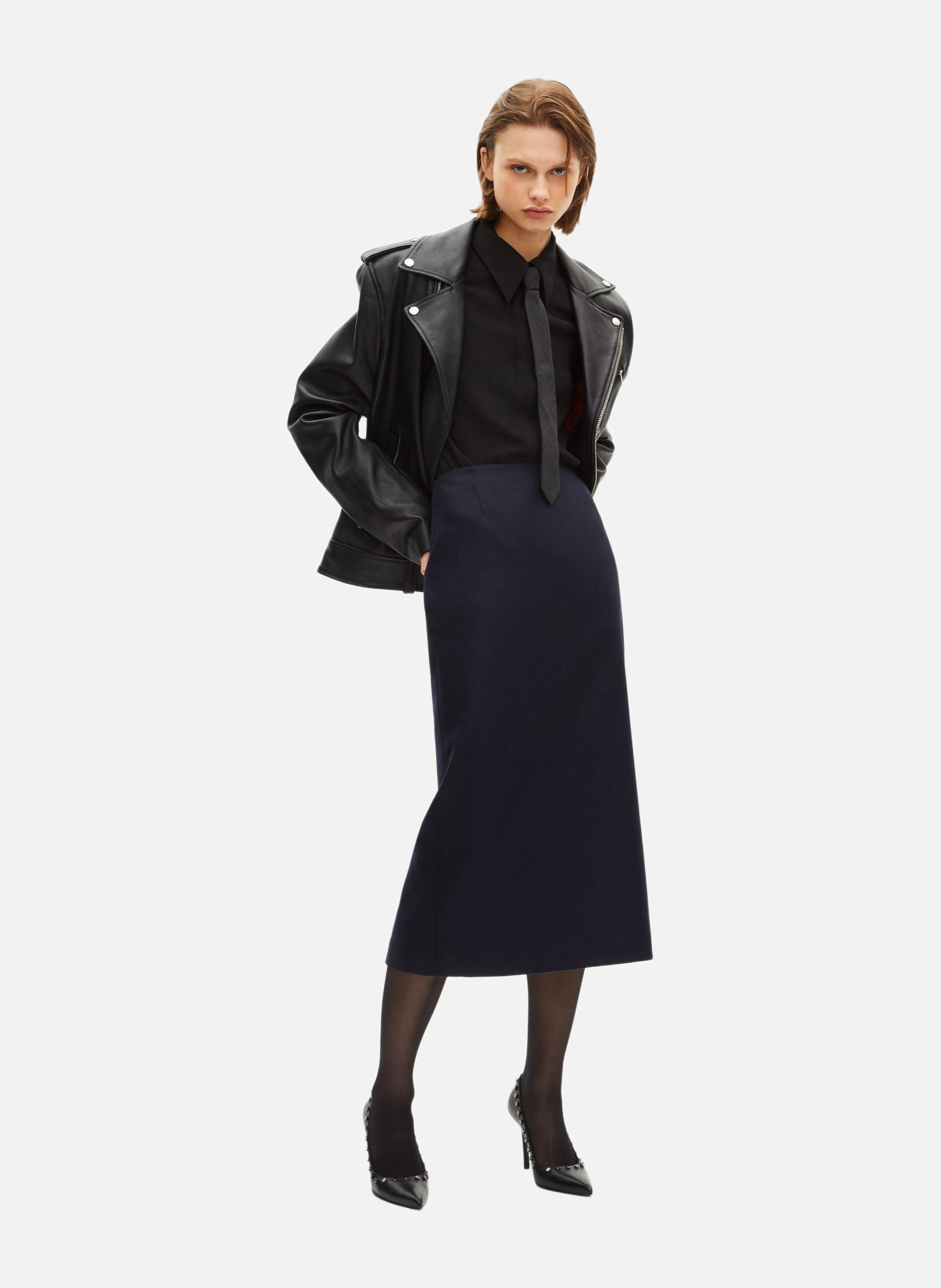 Pencil skirt THE KOOPLES Blue