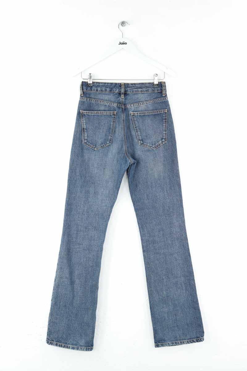 - Straight-leg jeans
- 5 pockets
- Straight cut
- Faded effect SEZANE - Seconde main Blue