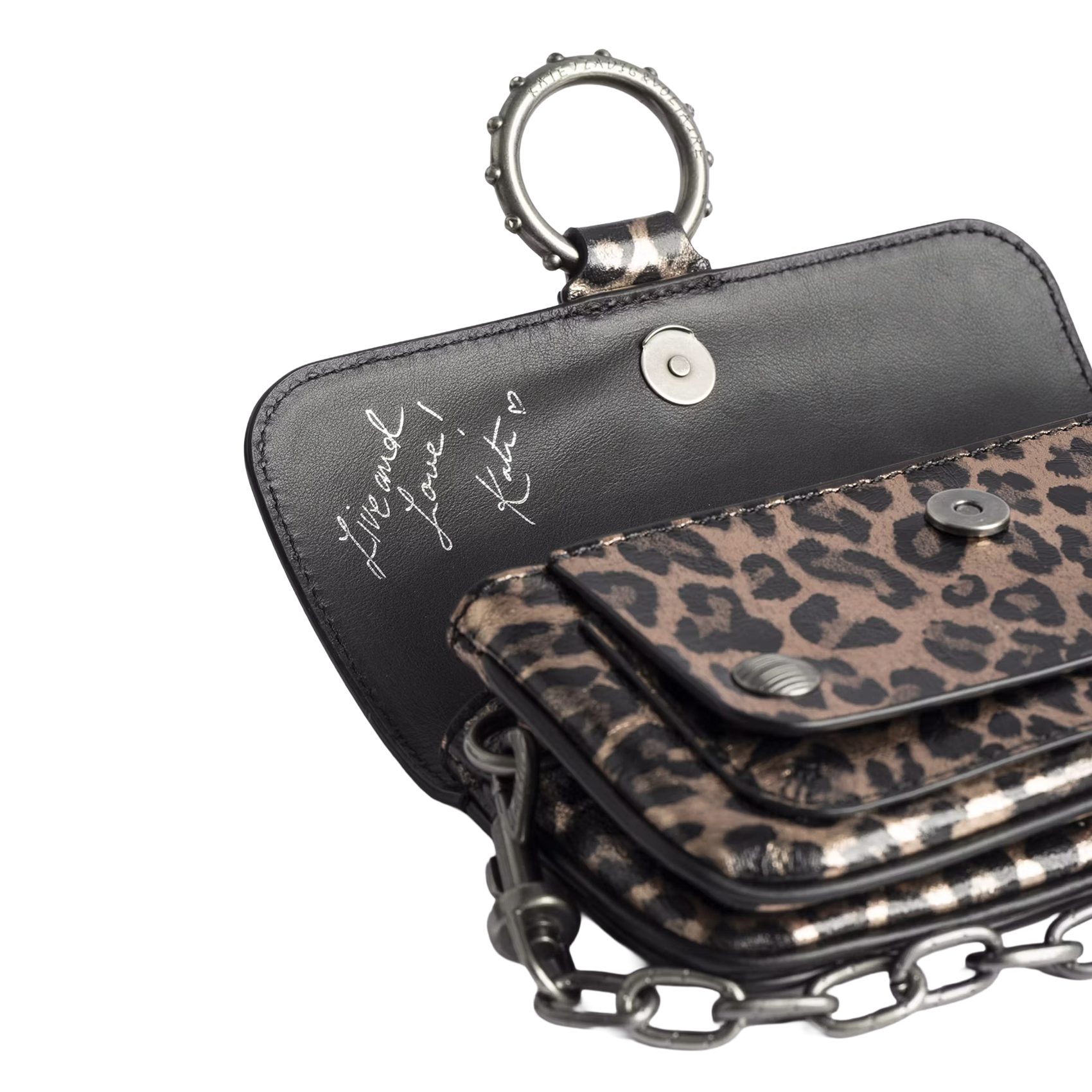 Dori leather shoulder bag ZADIG&VOLTAIRE Grey