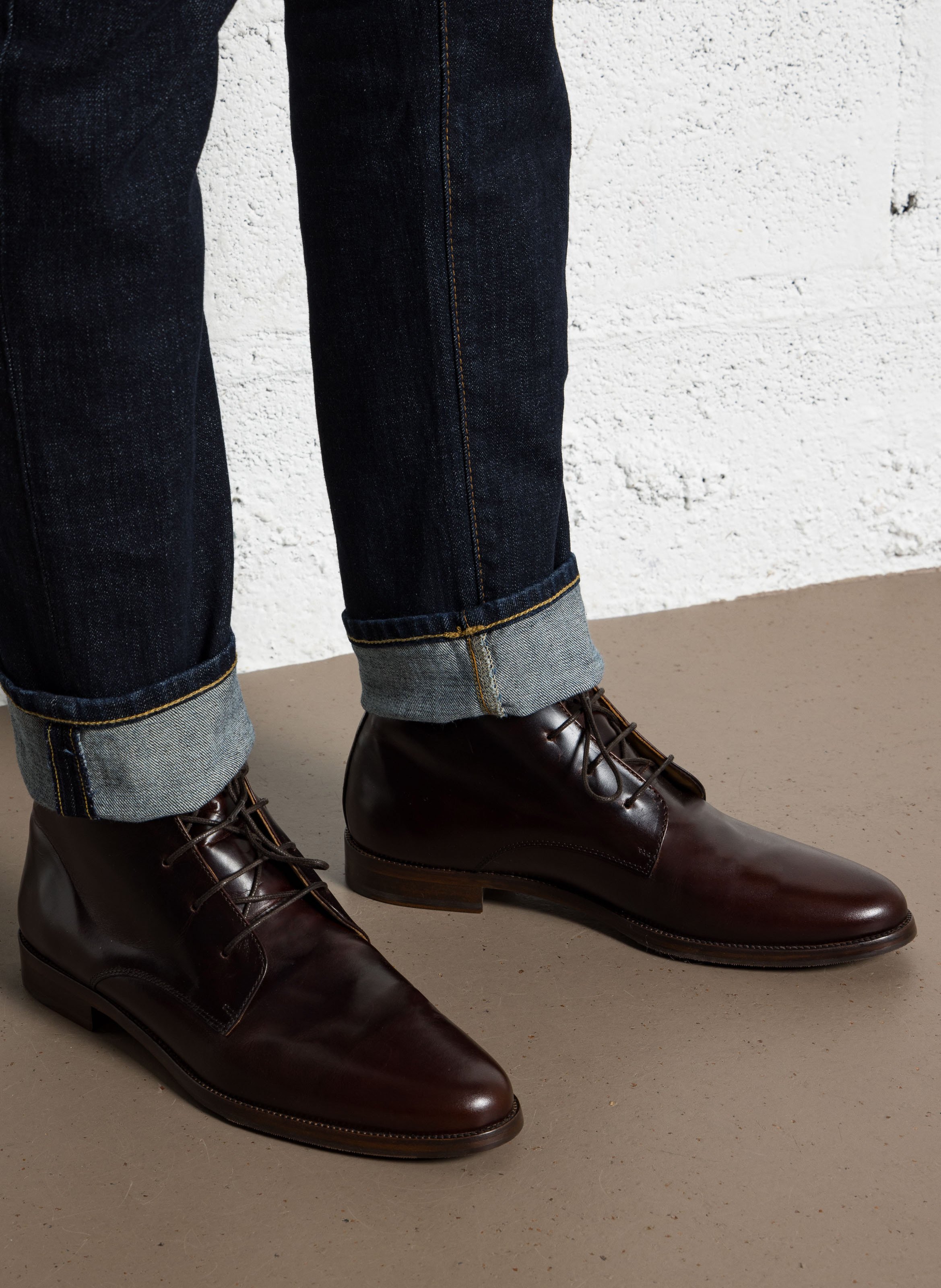 Bottines en cuir BOBBIES Marron