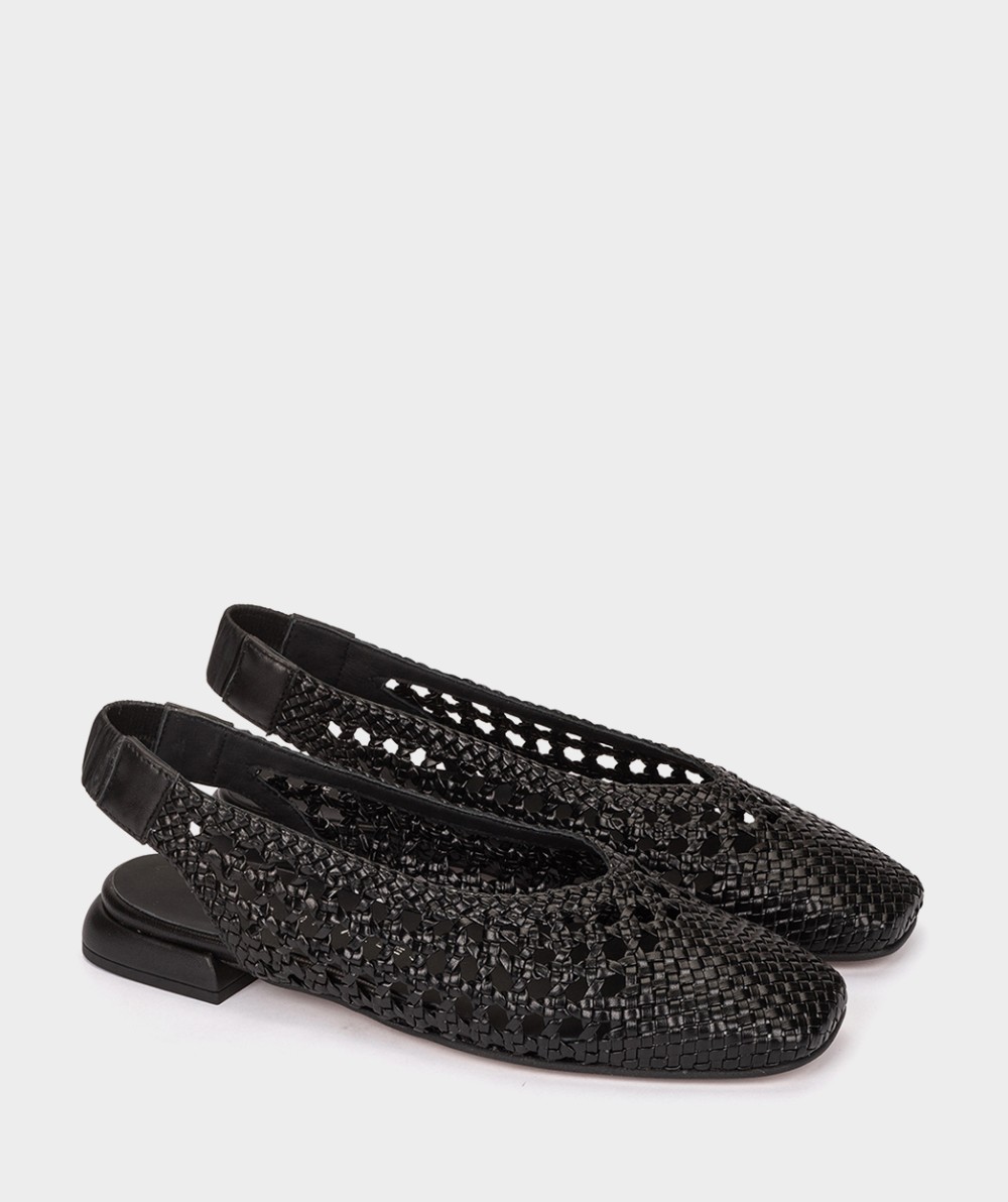 Open-toe flats PEDRO MIRALLES Black