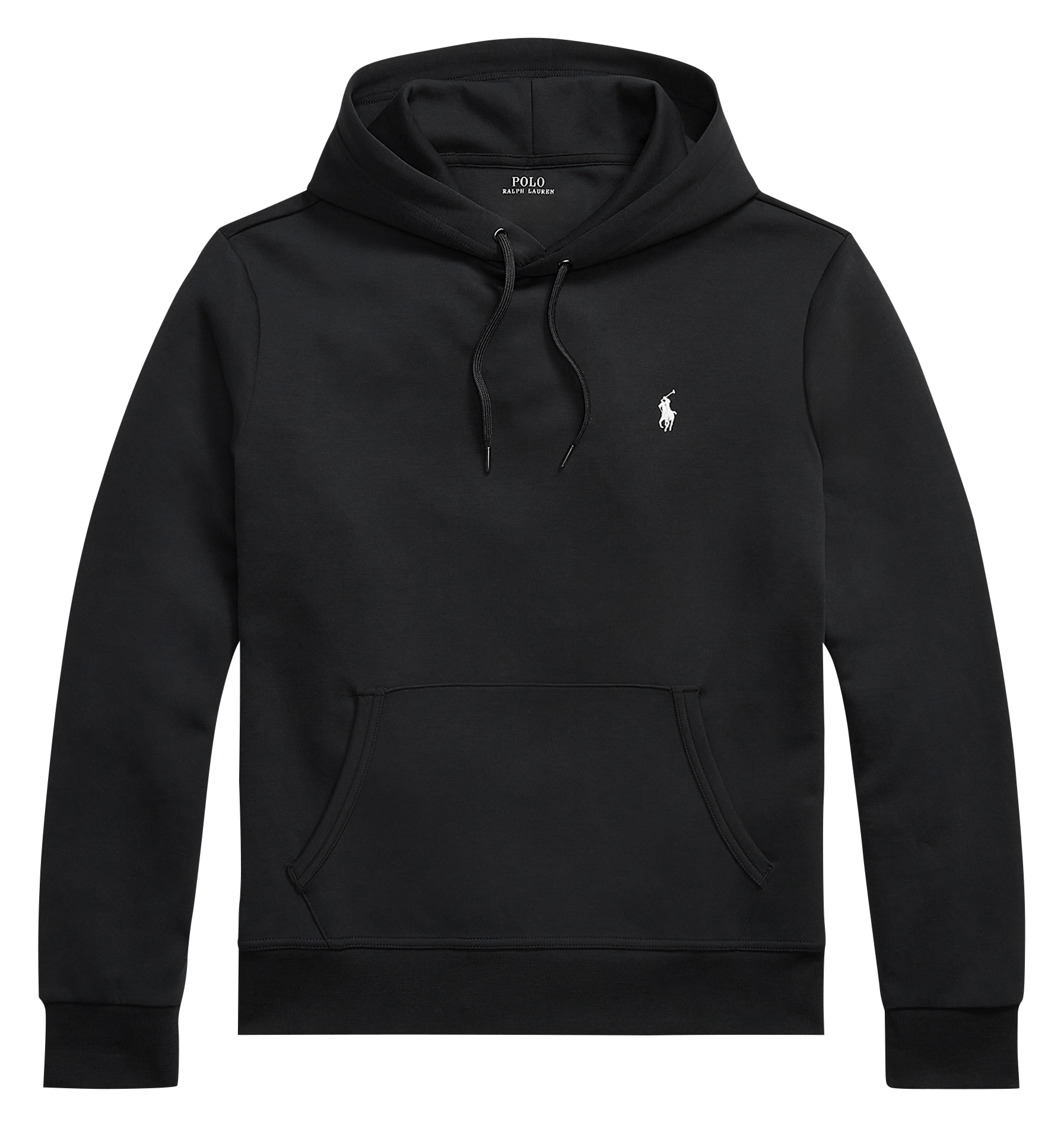 Straight cotton-blend hoodie POLO RALPH LAUREN Black