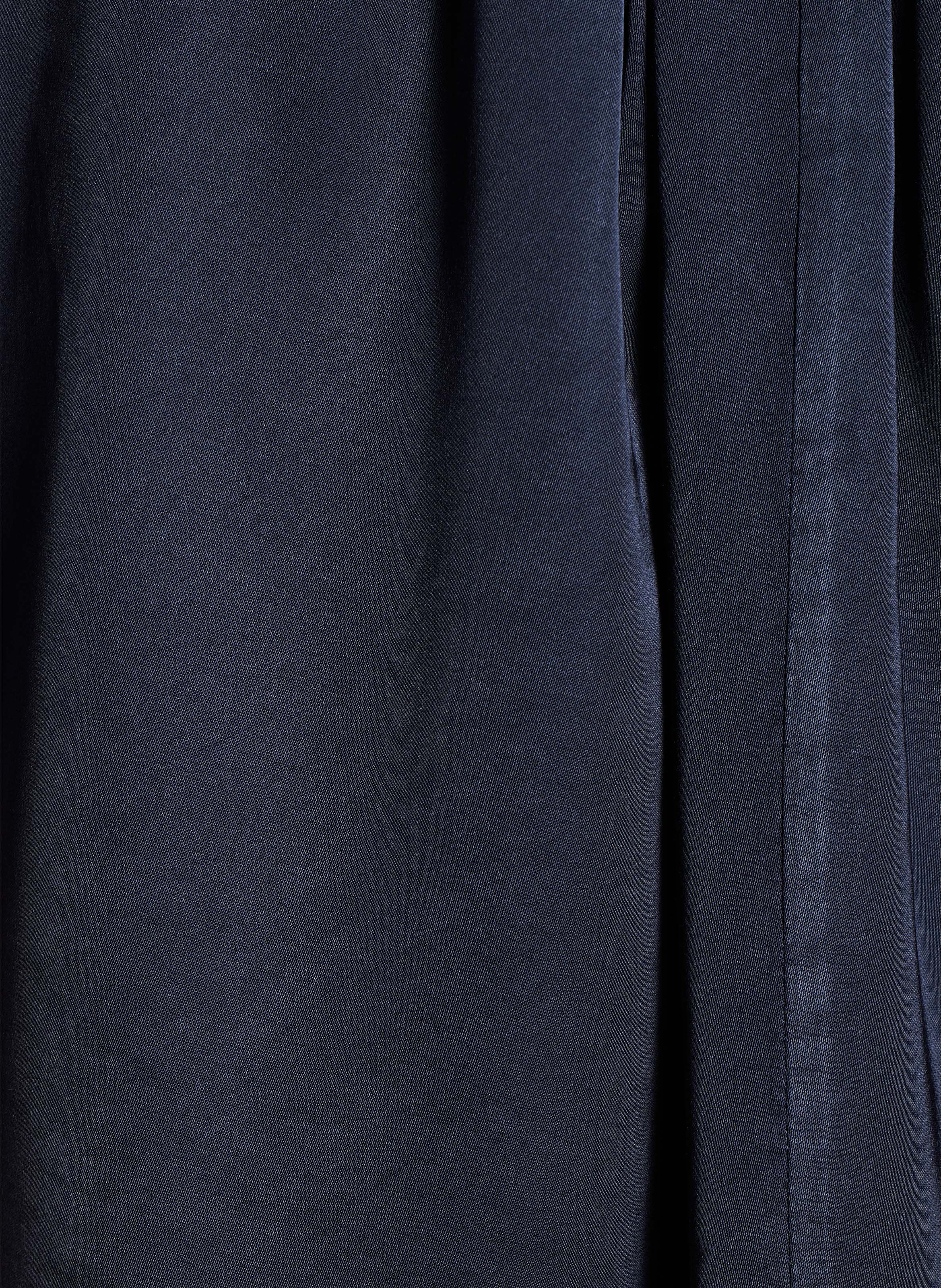 Blouse ample col tunisien LA FEE MARABOUTEE Bleu