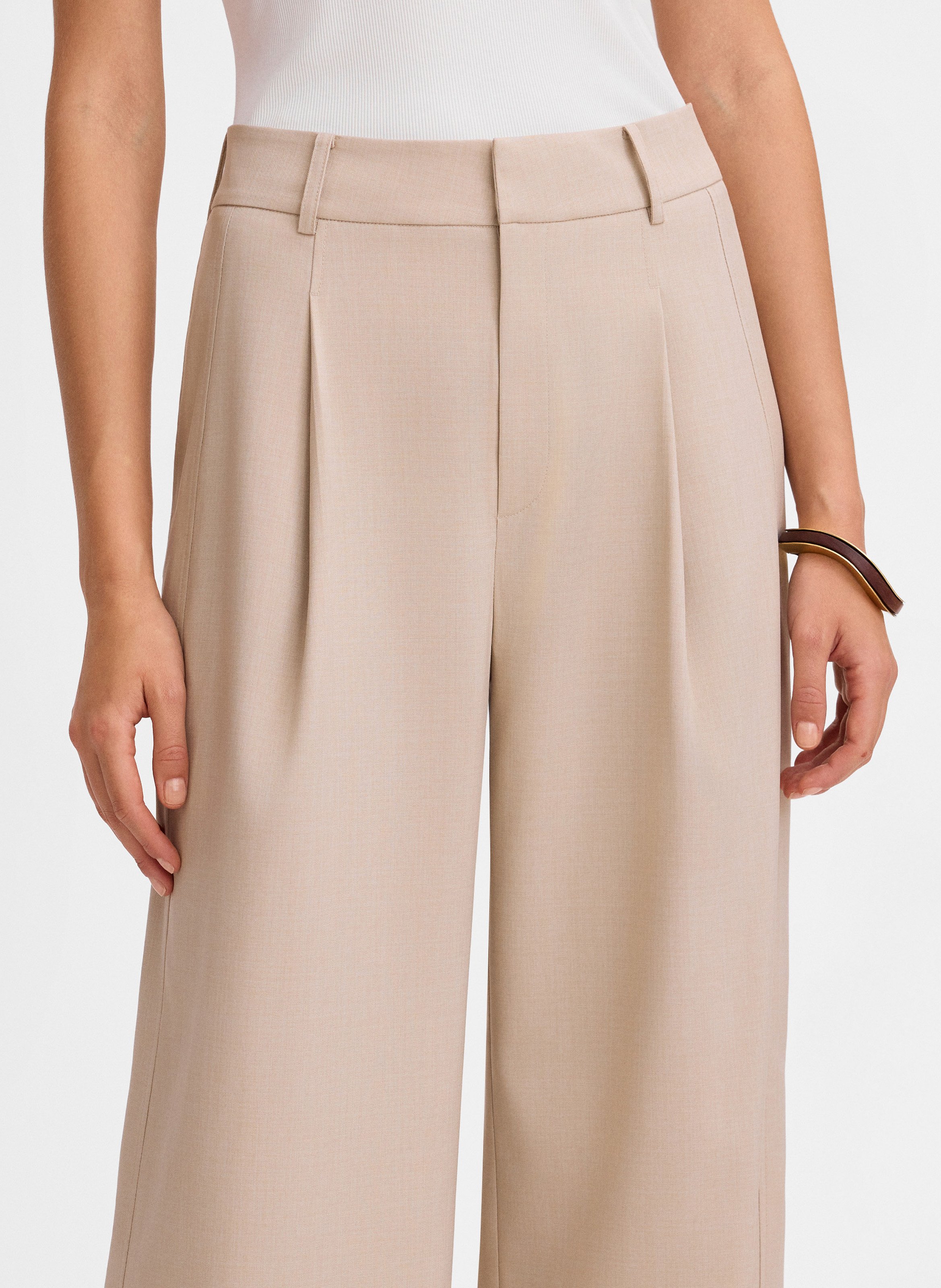 Weite Hose SIMORRA Beige