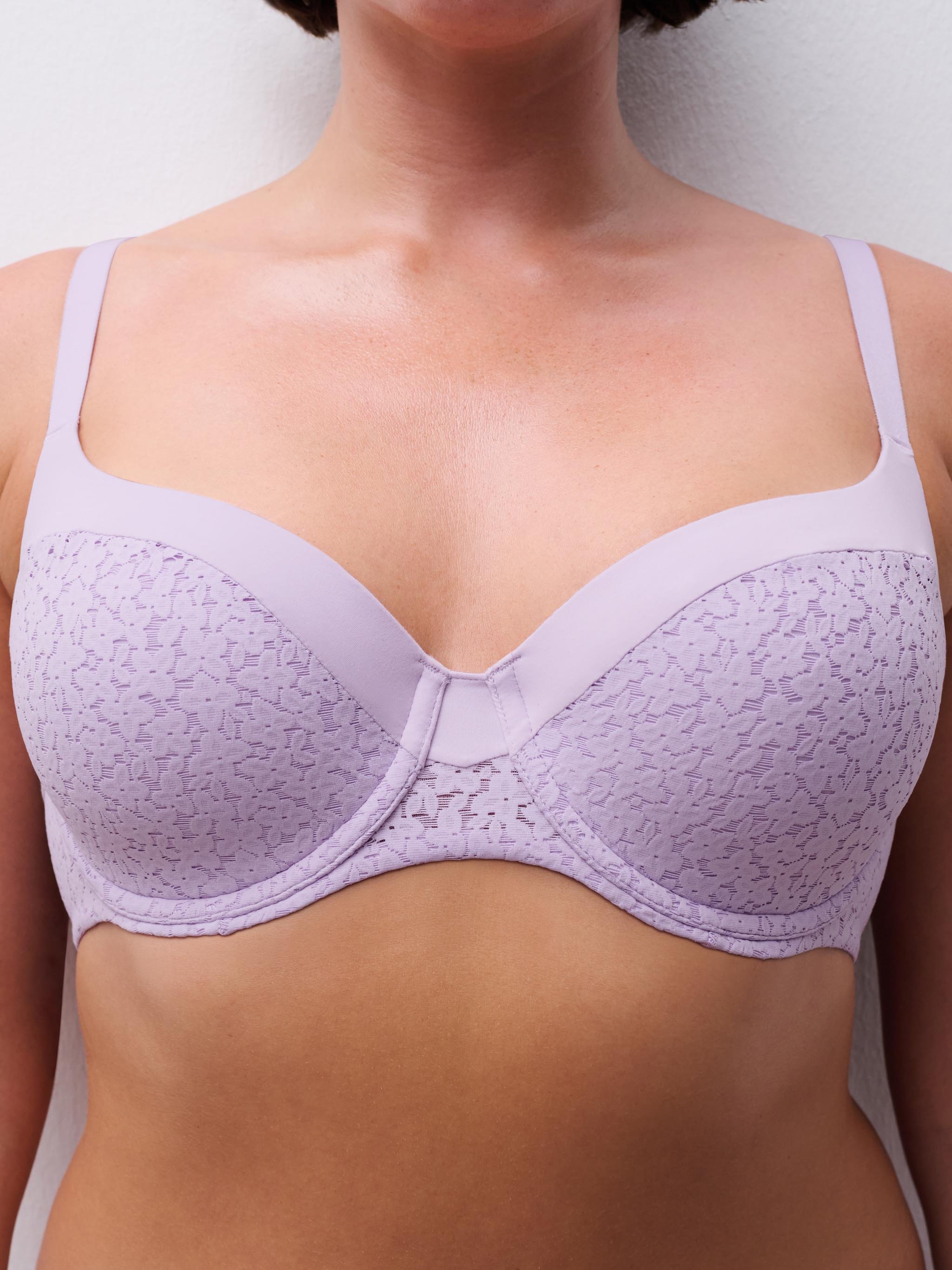Full-cup bra CHANTELLE Purple
