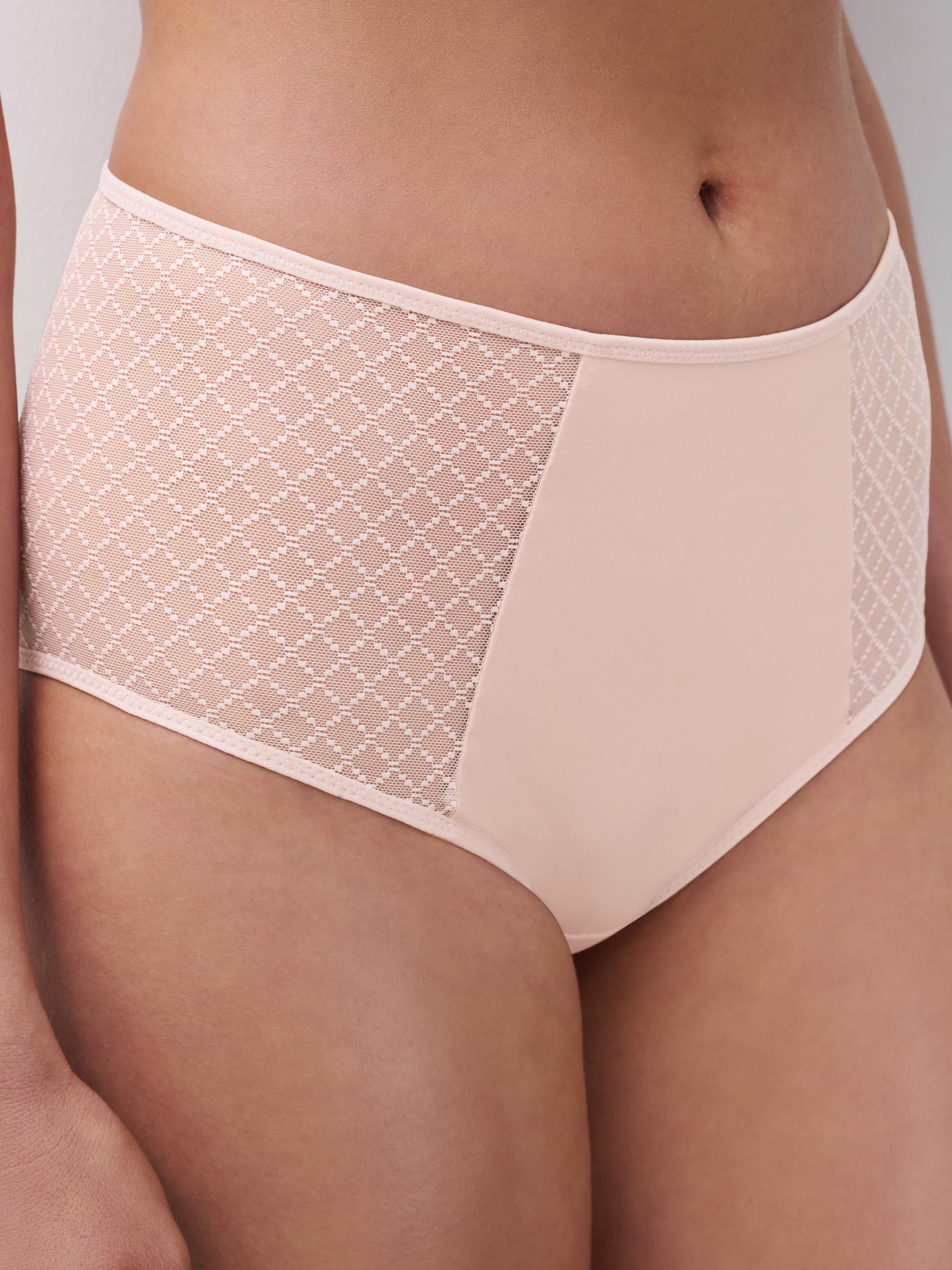 High-waisted lace panties | Pink CHANTELLE Women