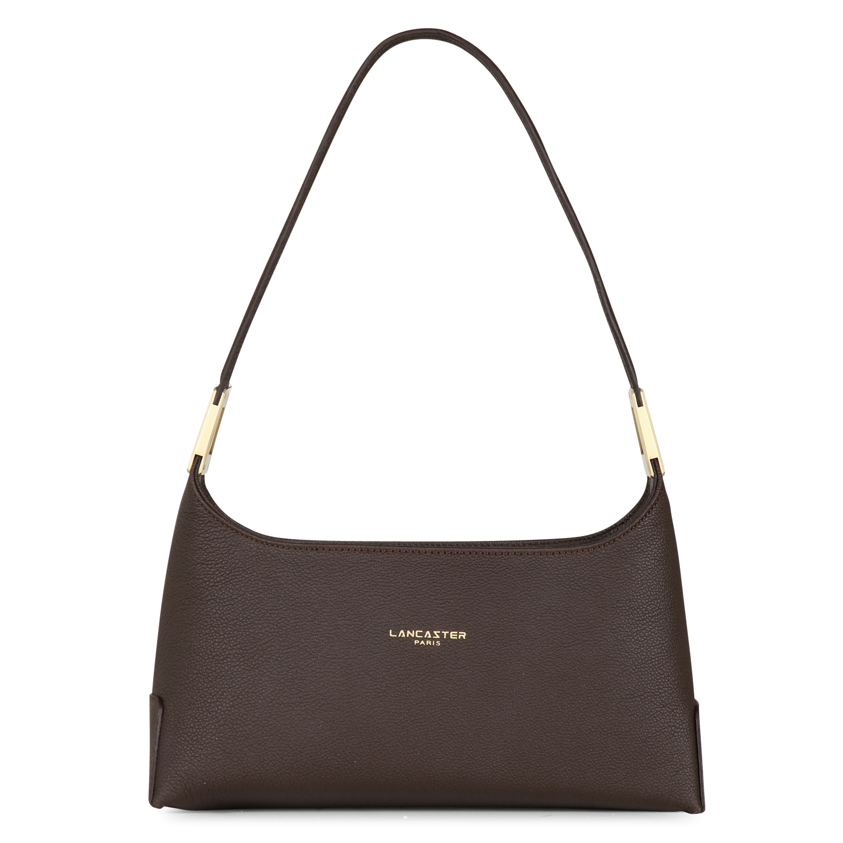 Rectangular Taurillon leather bag LANCASTER PARIS Brown