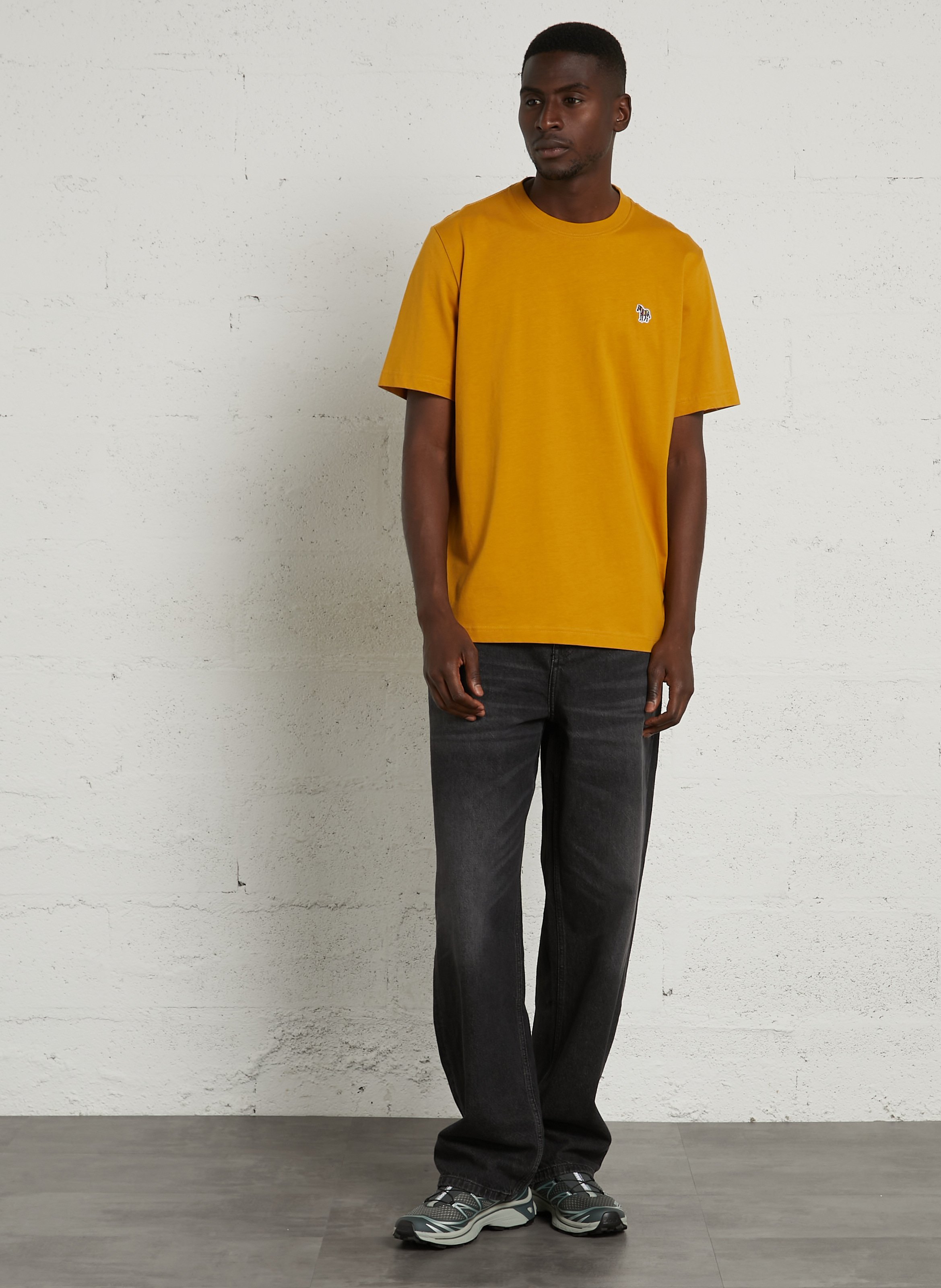 Tee-shirt col rond en coton bio PAUL SMITH Orange