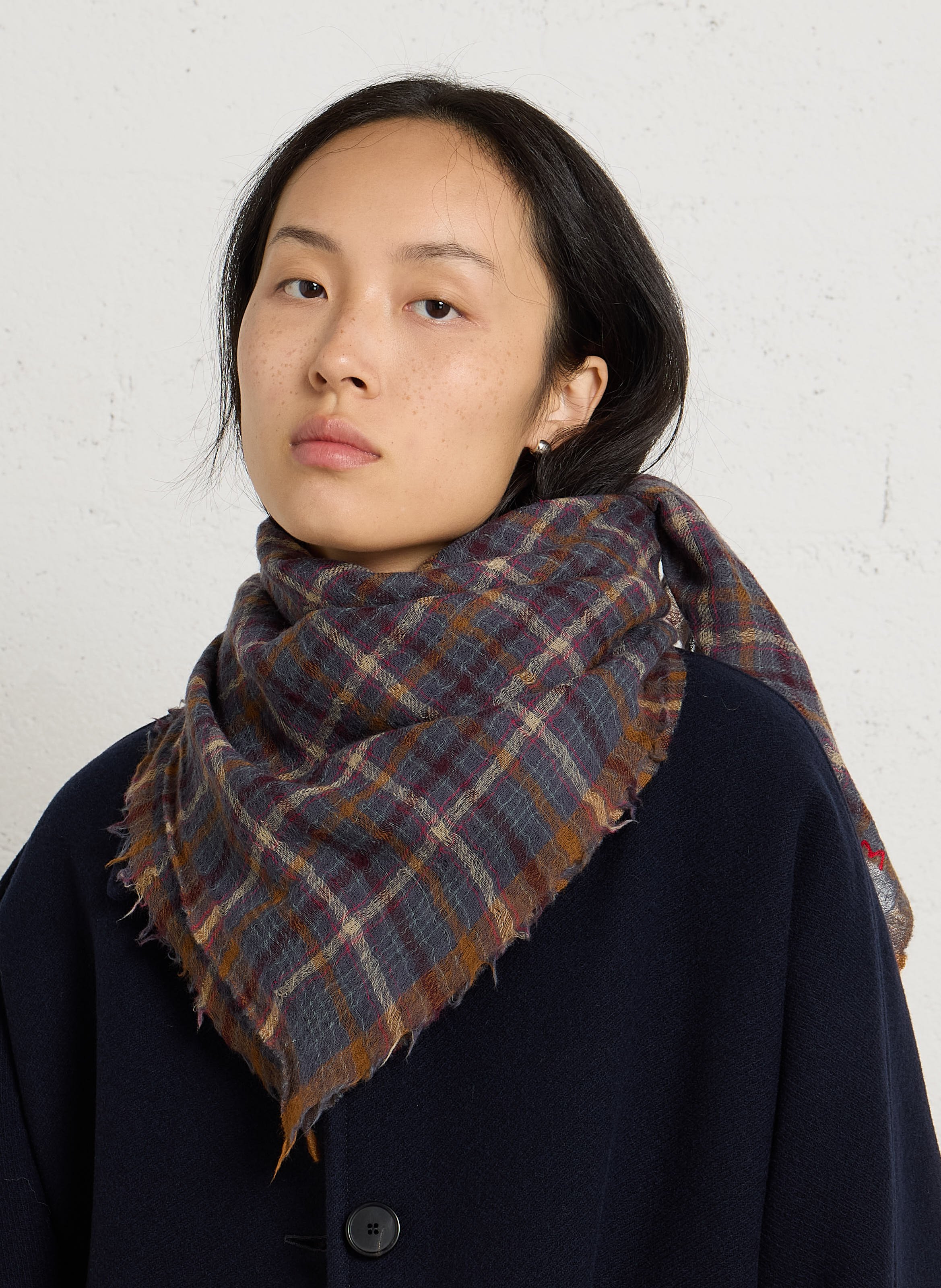 Wool scarf MOISMONT Orange