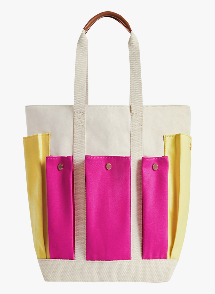 Shopping Bag In Cotone Ecru-rose Vanessa Bruno - Donna
