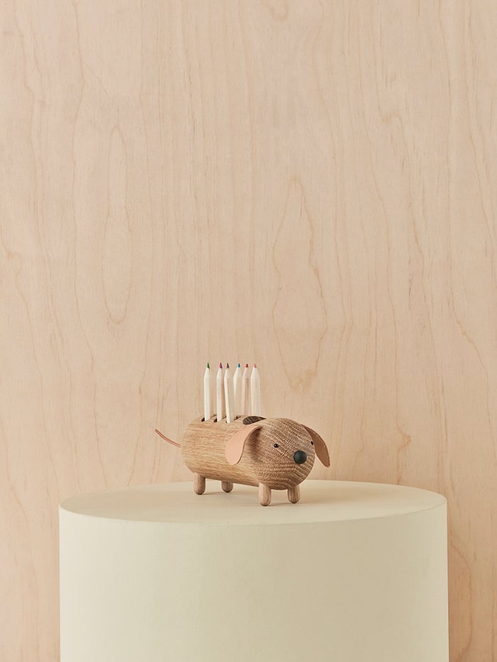Wooden pencil holder OYOY LIVING DESIGN Beige