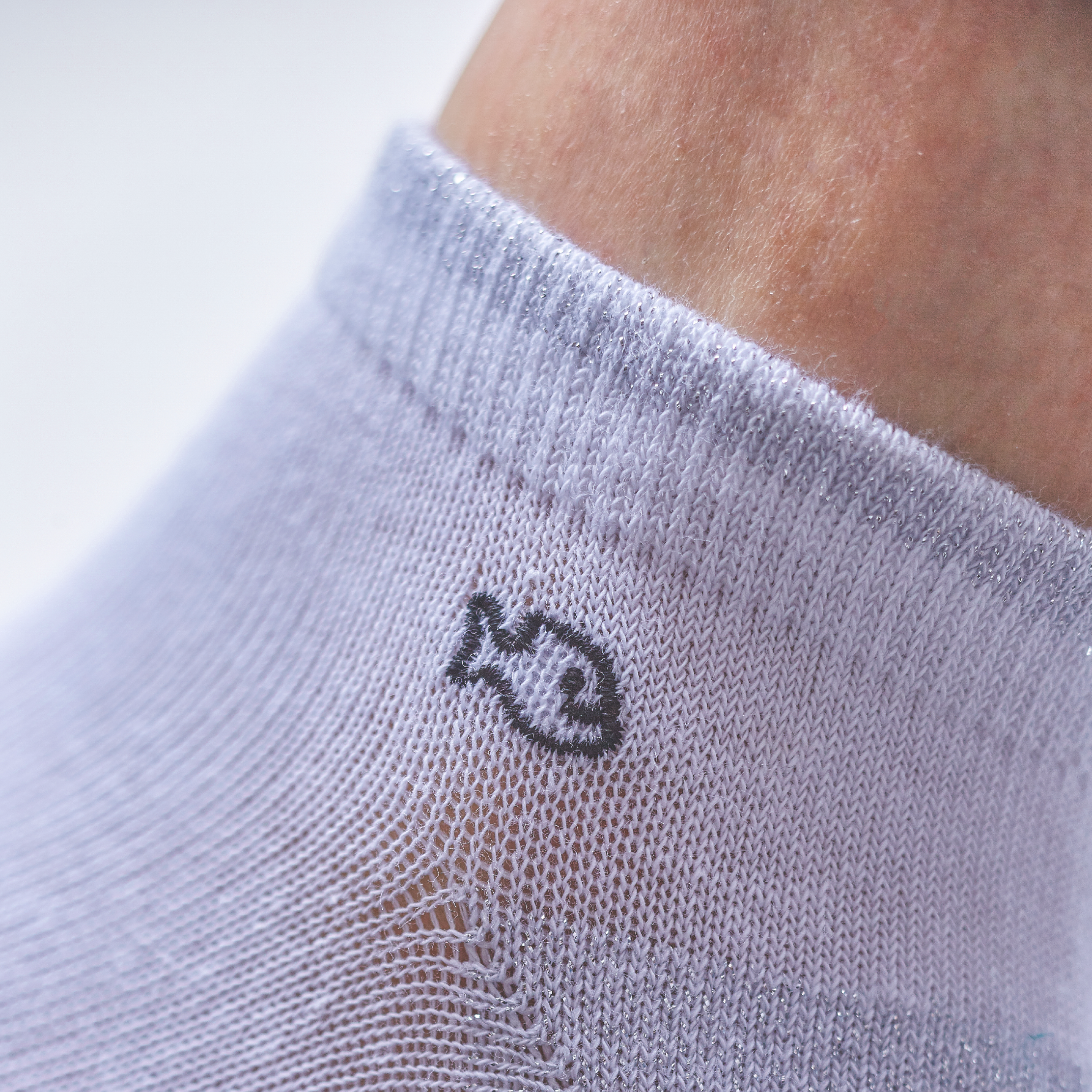 Solid combed cotton ankle socks BILLYBELT White