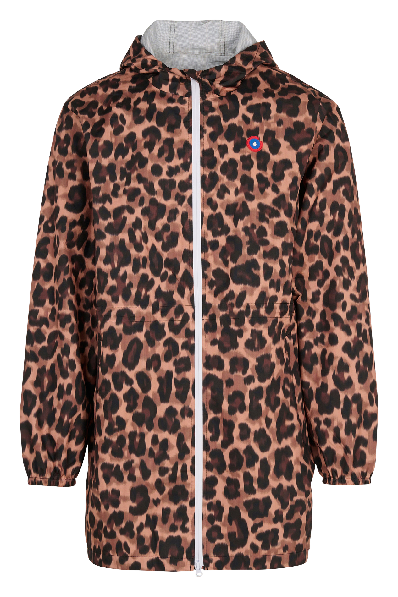 Imperméable à capuche imprimé FLOTTE Marron