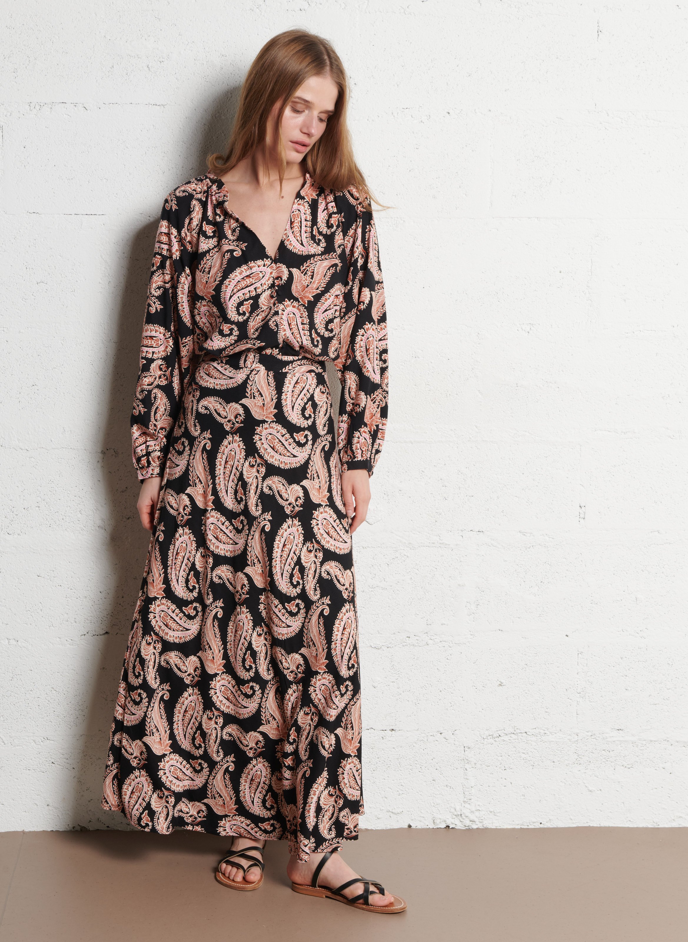 Chemise ample col V LA PETITE ETOILE Multicolore