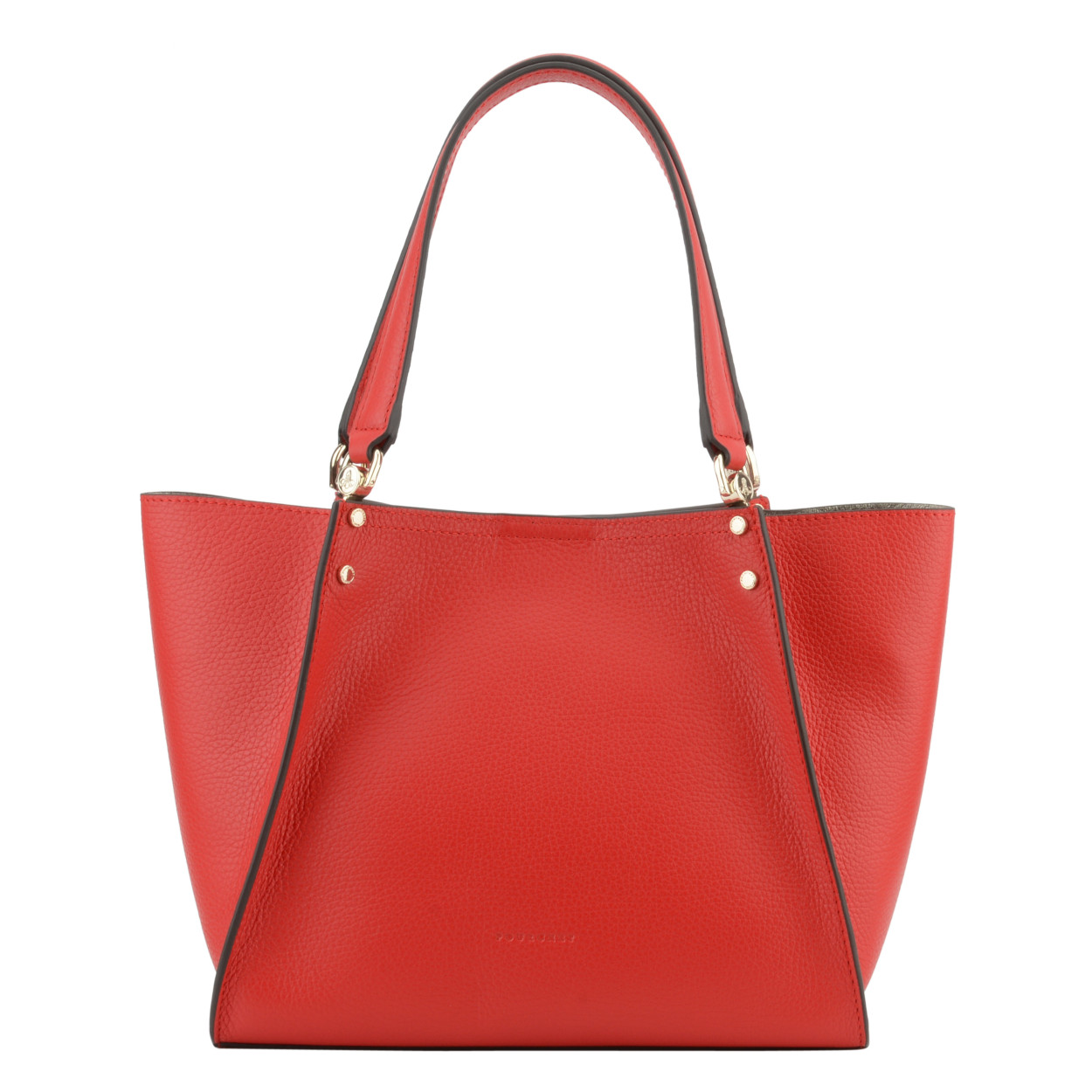 Billy L leather bag  POURCHET Red
