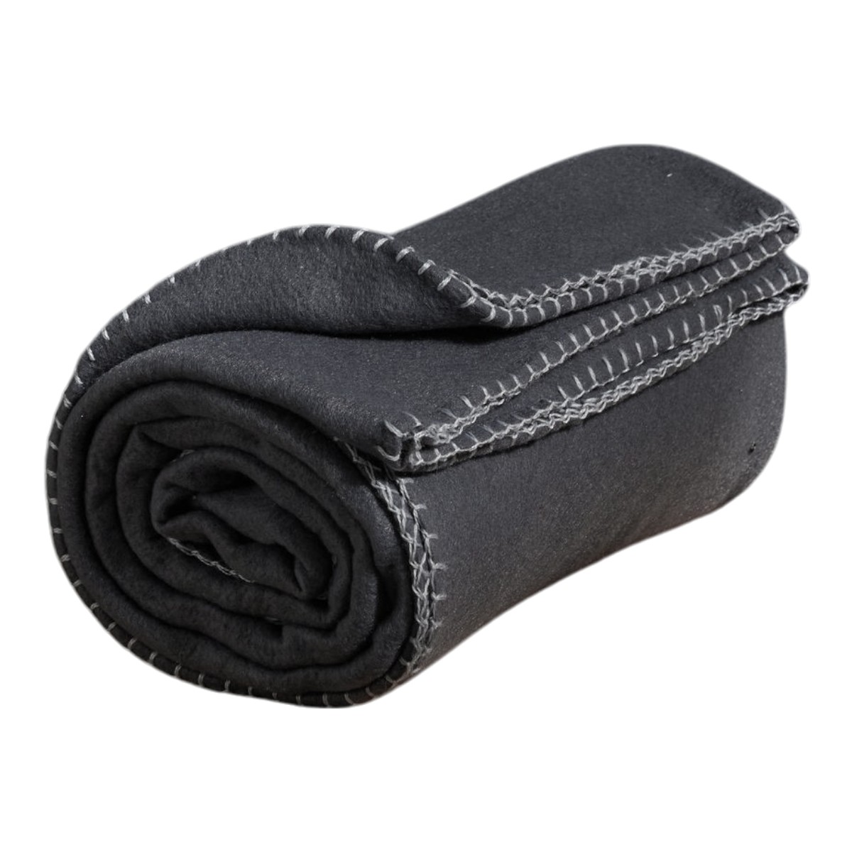 Solid fleece plaid TODAY LINGE DE MAISON Grey