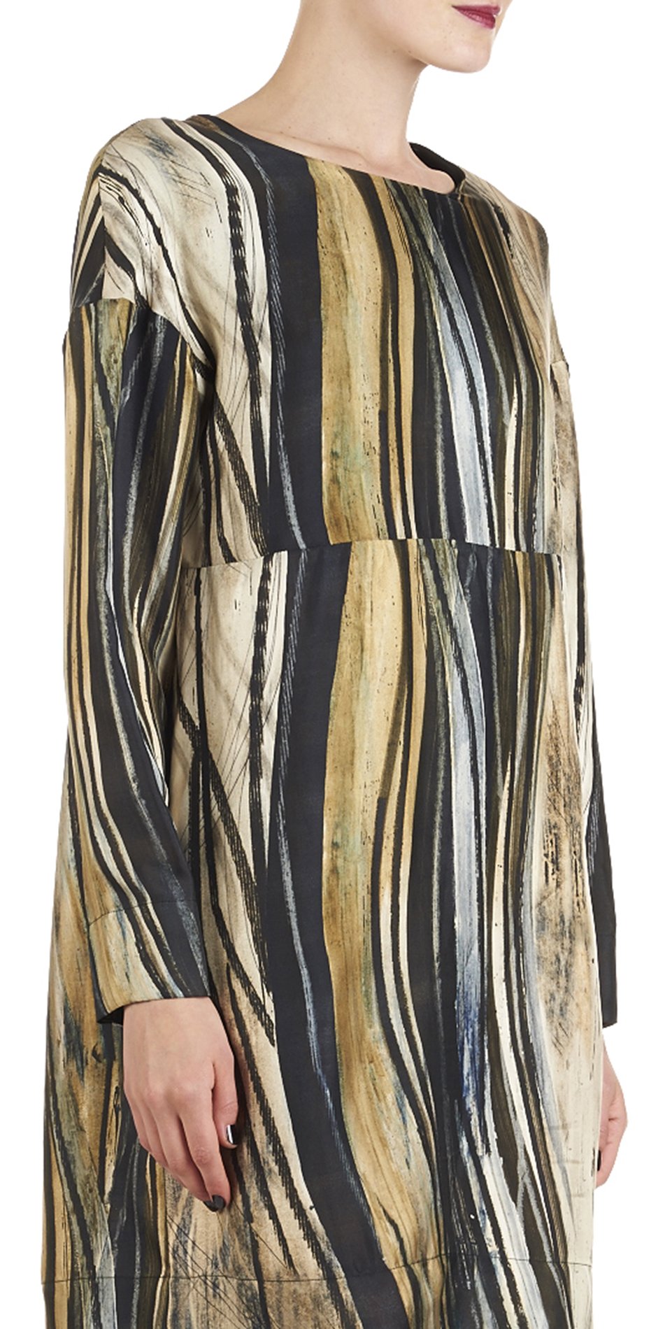 Silk dress MOMONI Green