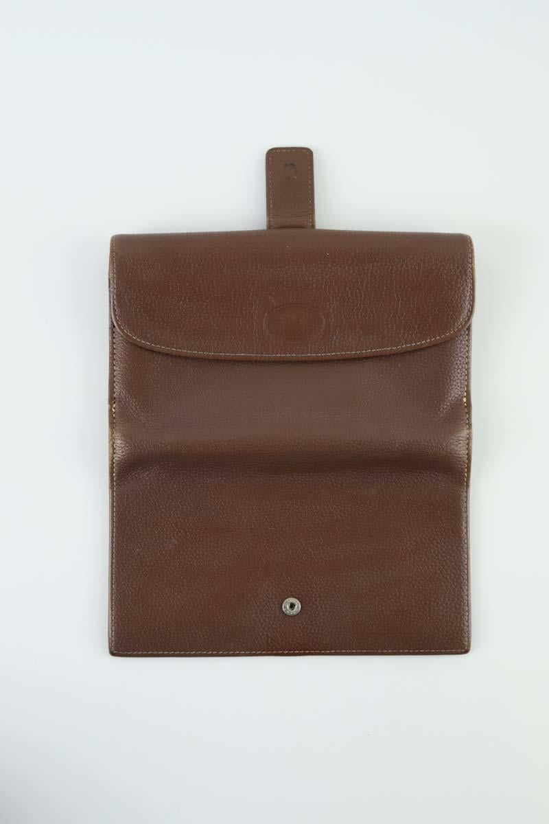 Babylon leather wallet LONGCHAMP - Seconde Main Brown